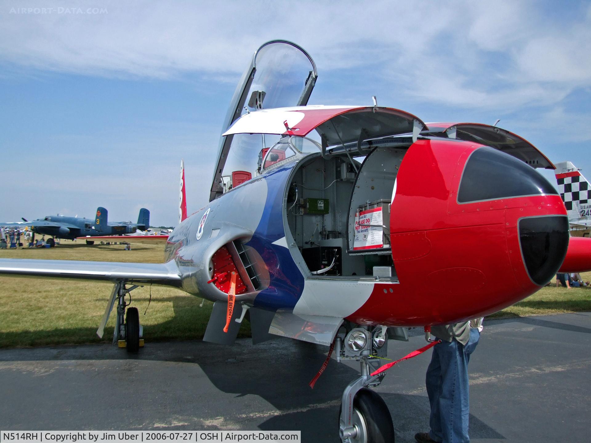 N514RH, 2000 Lockheed T-33 C/N 001, at Airventure 2006