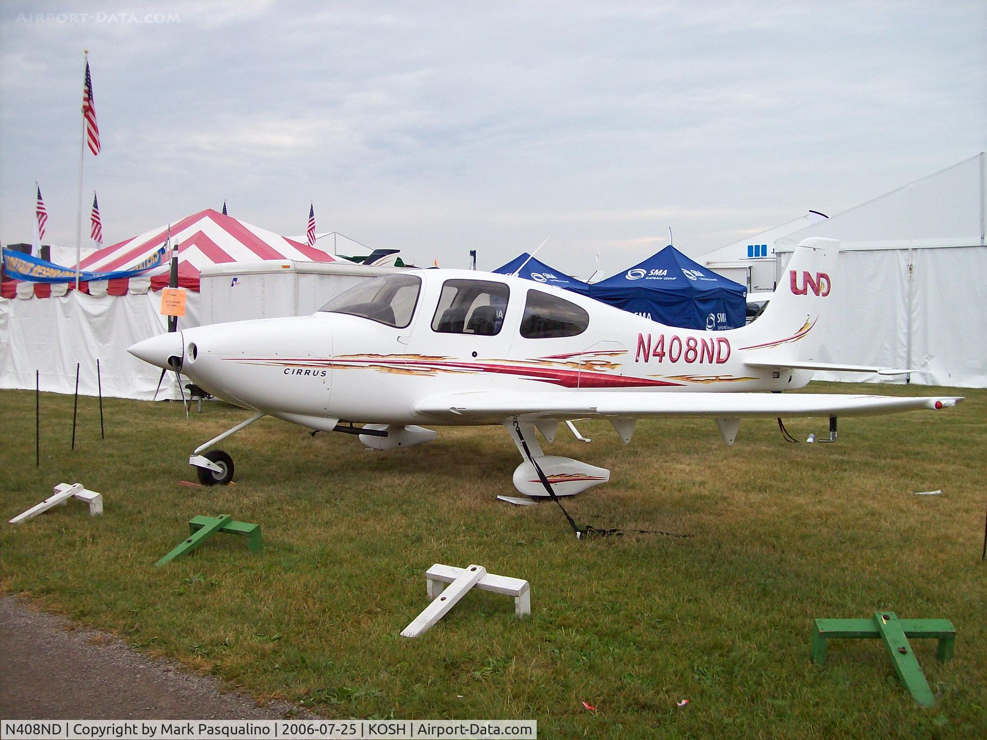 N408ND, 2005 Cirrus SR20 C/N 1599, SR-20