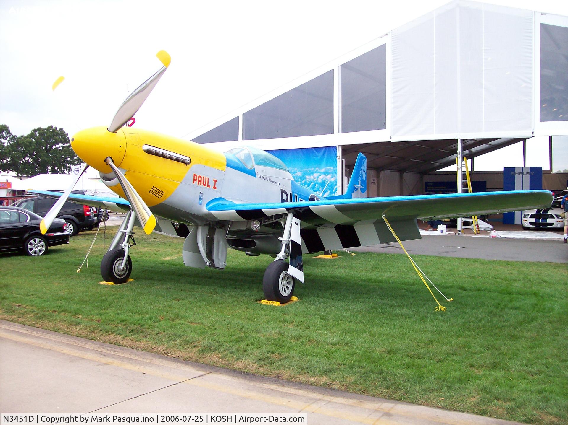 N3451D, 1944 North American F-51D Mustang C/N 122-41547, North American P-51D