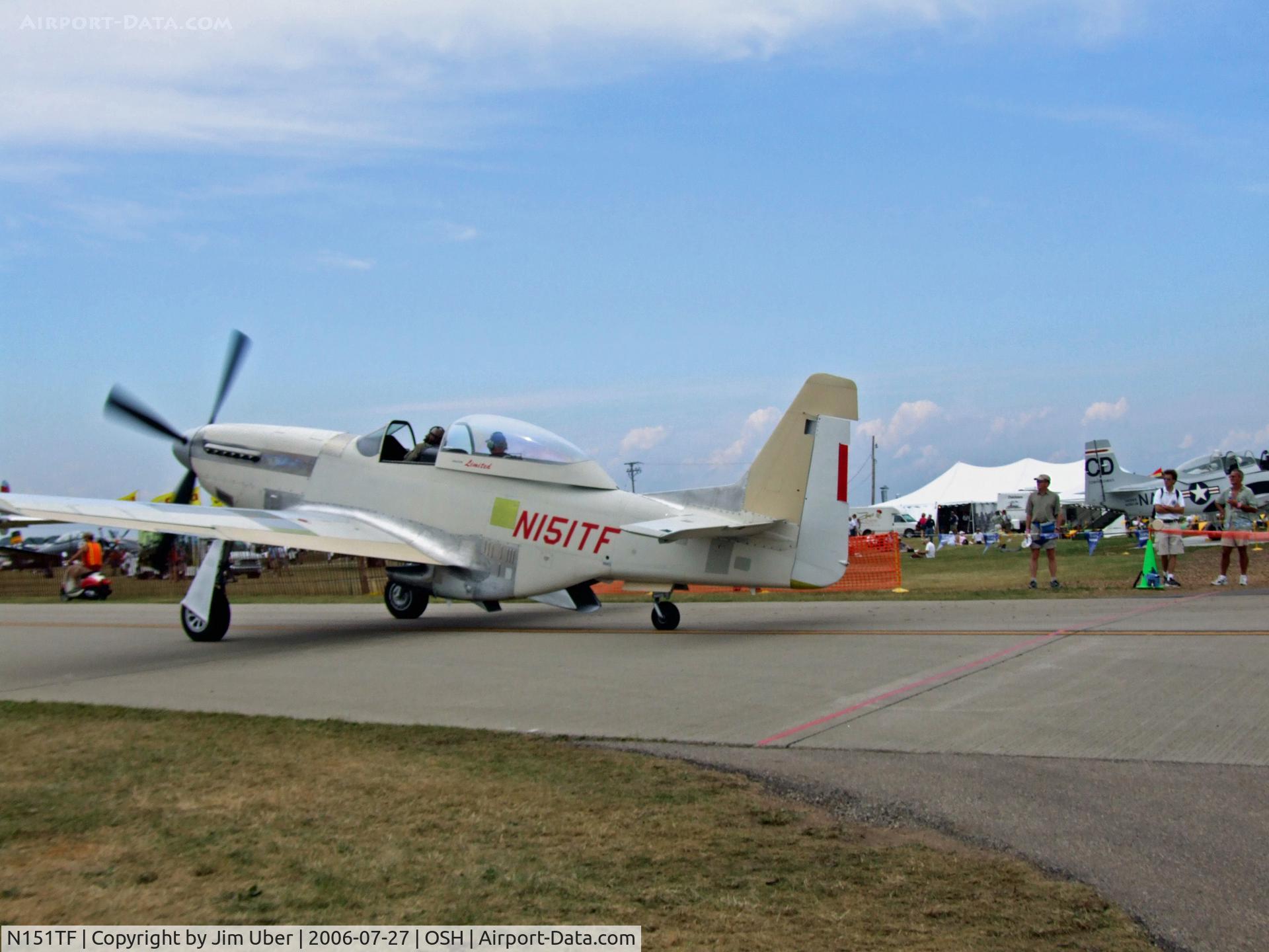 N151TF, 1944 North American P-51D Mustang C/N 122-31591 (44-63865), Going out to 