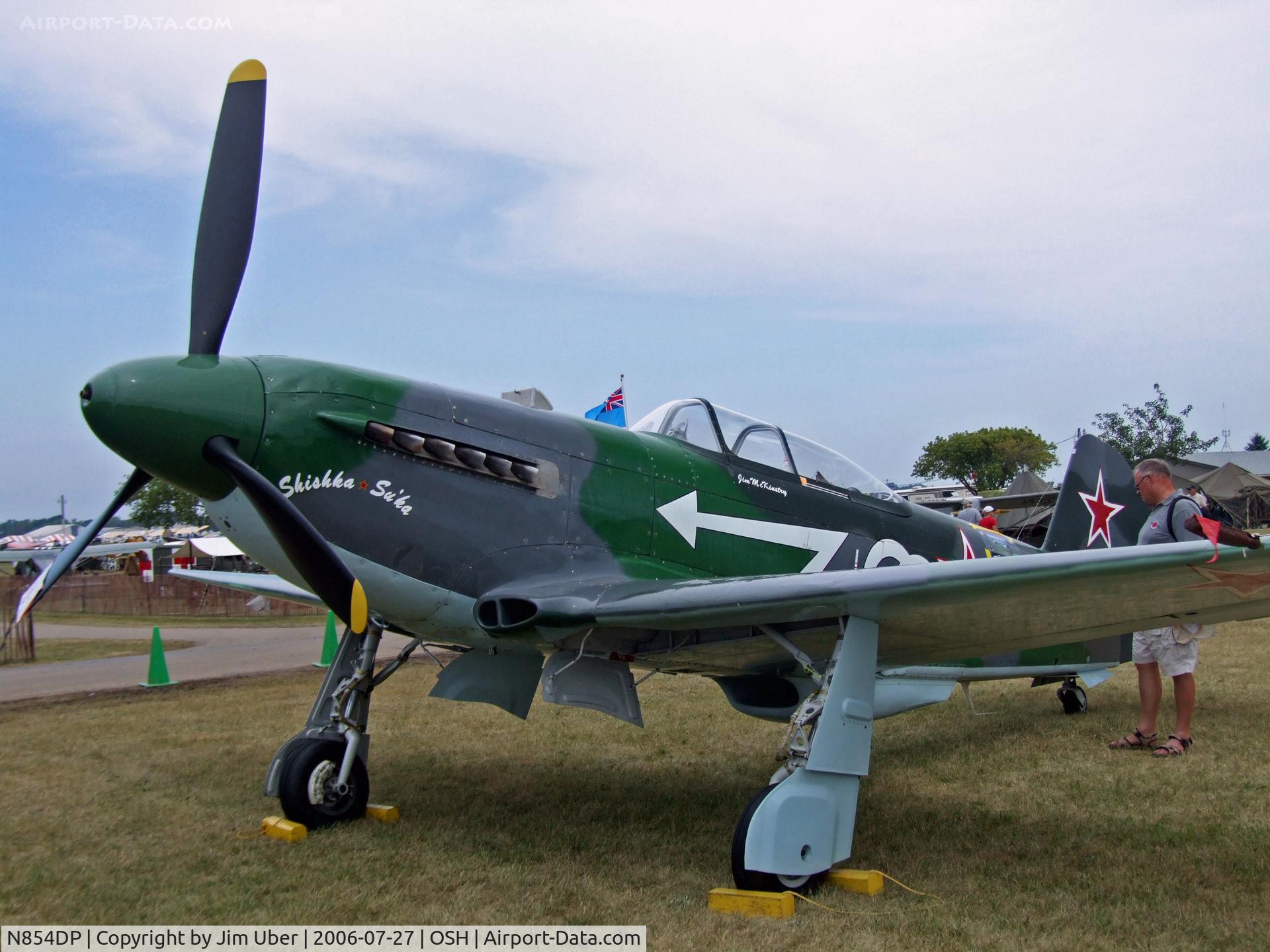 N854DP, 1994 Yakovlev Yak-3M C/N 0470101, Russian influence at Airventure 2006