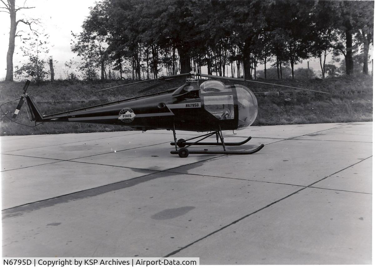 N6795D, 1959 Brantly B-2 C/N 18, First helicopter purchased by the Kentucky State Police