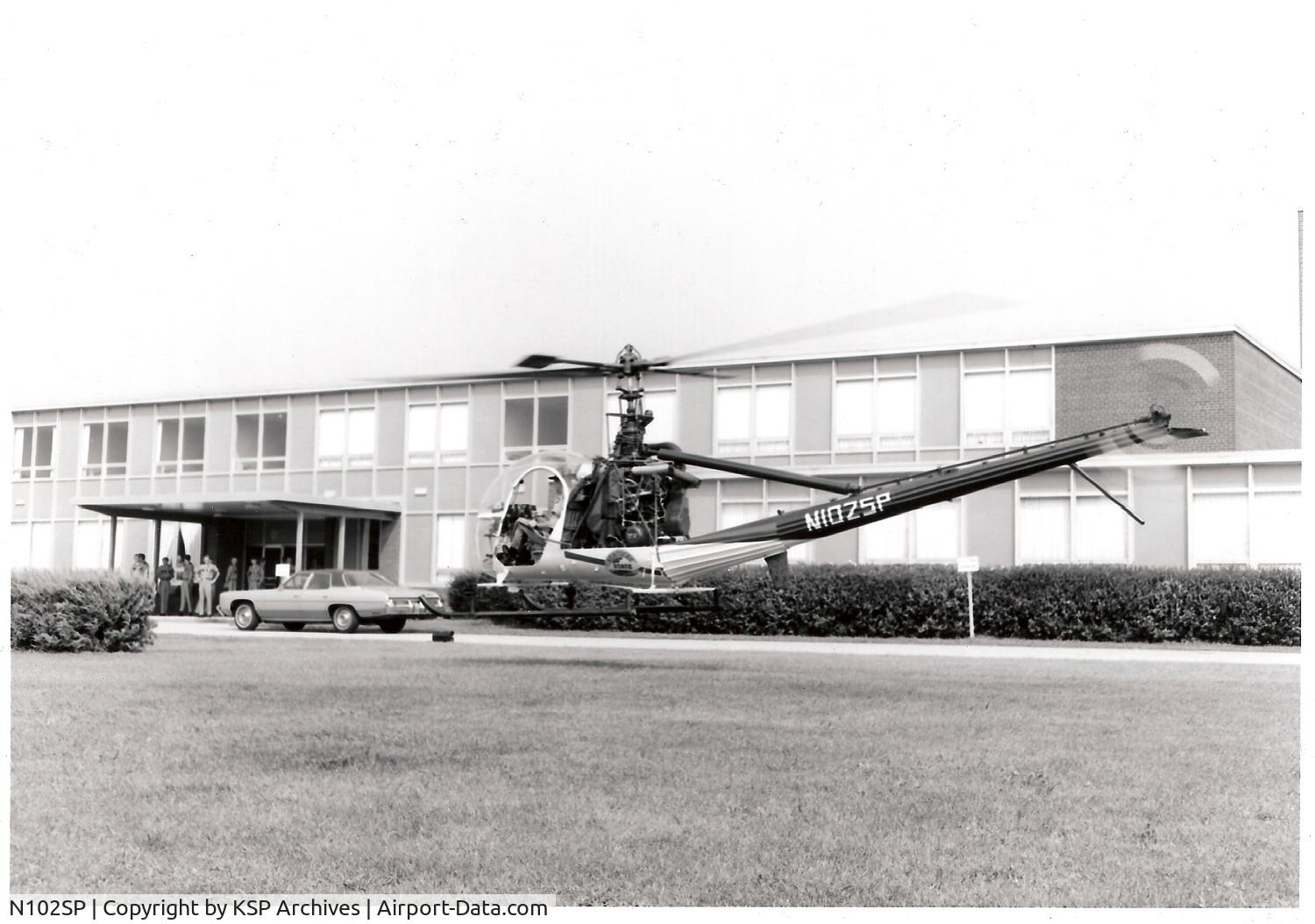 N102SP, 1965 Hiller OH-23G C/N 64-15209, Hiller OH-23G on loan to KSP from National Guard