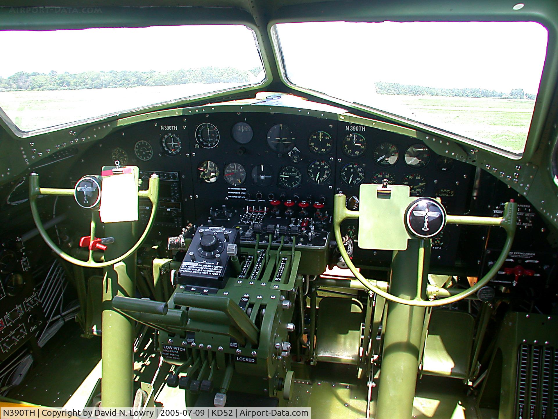 N390TH, 1944 Boeing B-17G Flying Fortress C/N Not found 44-85734, N390TH from inside.