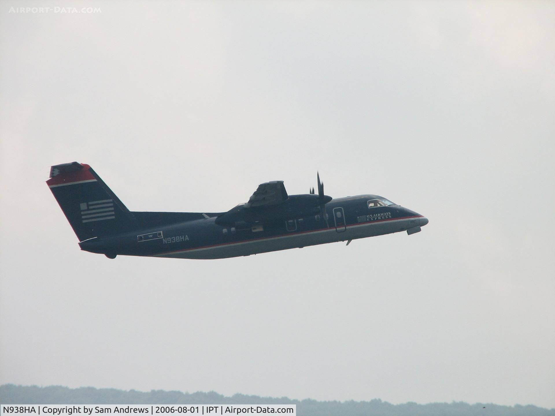 N938HA, 1989 Boeing DHC-8-102 C/N 152, On the way to .... guess where!