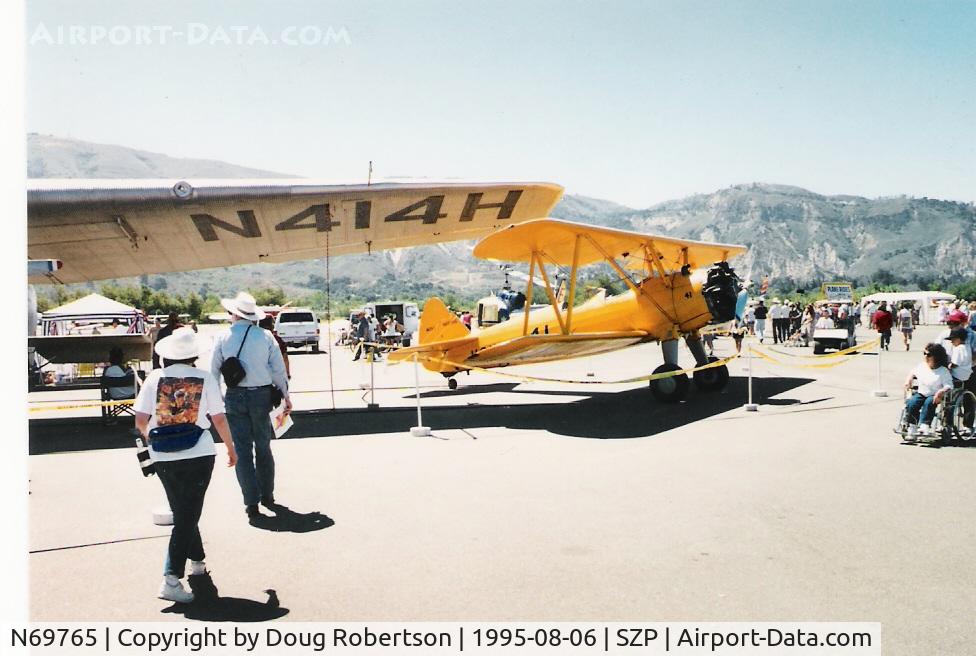 N69765, 1941 Boeing A75N1 (PT17) C/N 75-1044, 1941 Boeing Stearman A75N1 (PT-17) as N2S-1, Continental W670 220 Hp