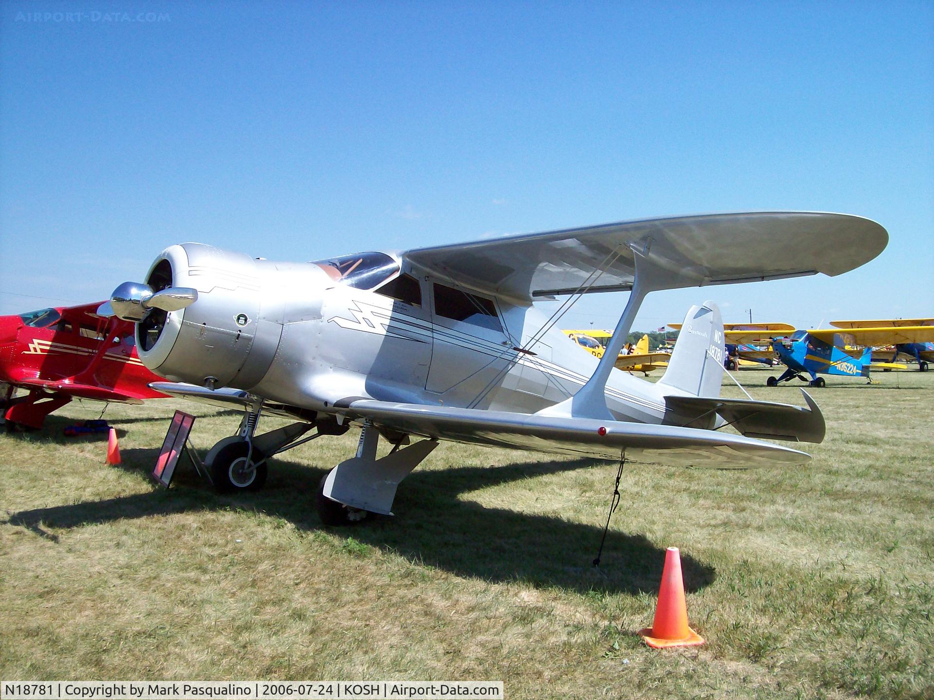 N18781, 1938 Beech F17D Staggerwing C/N 204, Beech F17D
