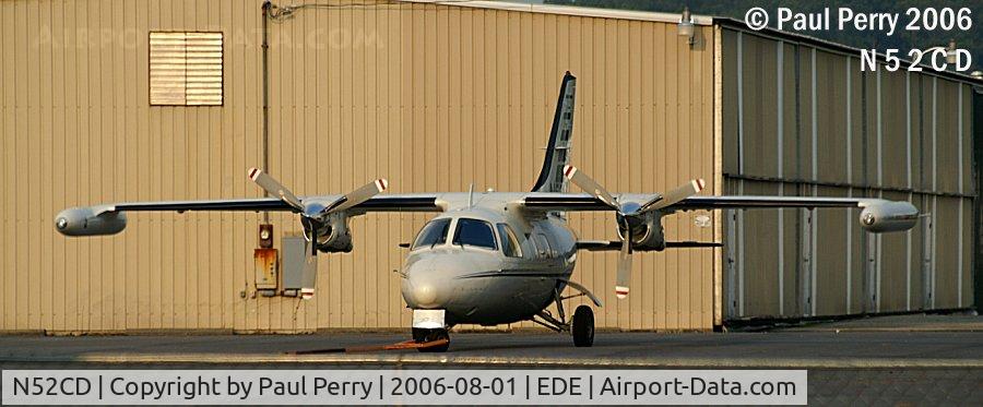 N52CD, 1969 Mitsubishi MU-2B-20 C/N 174, Not long before hangar time, with her towbar on the nose gear already