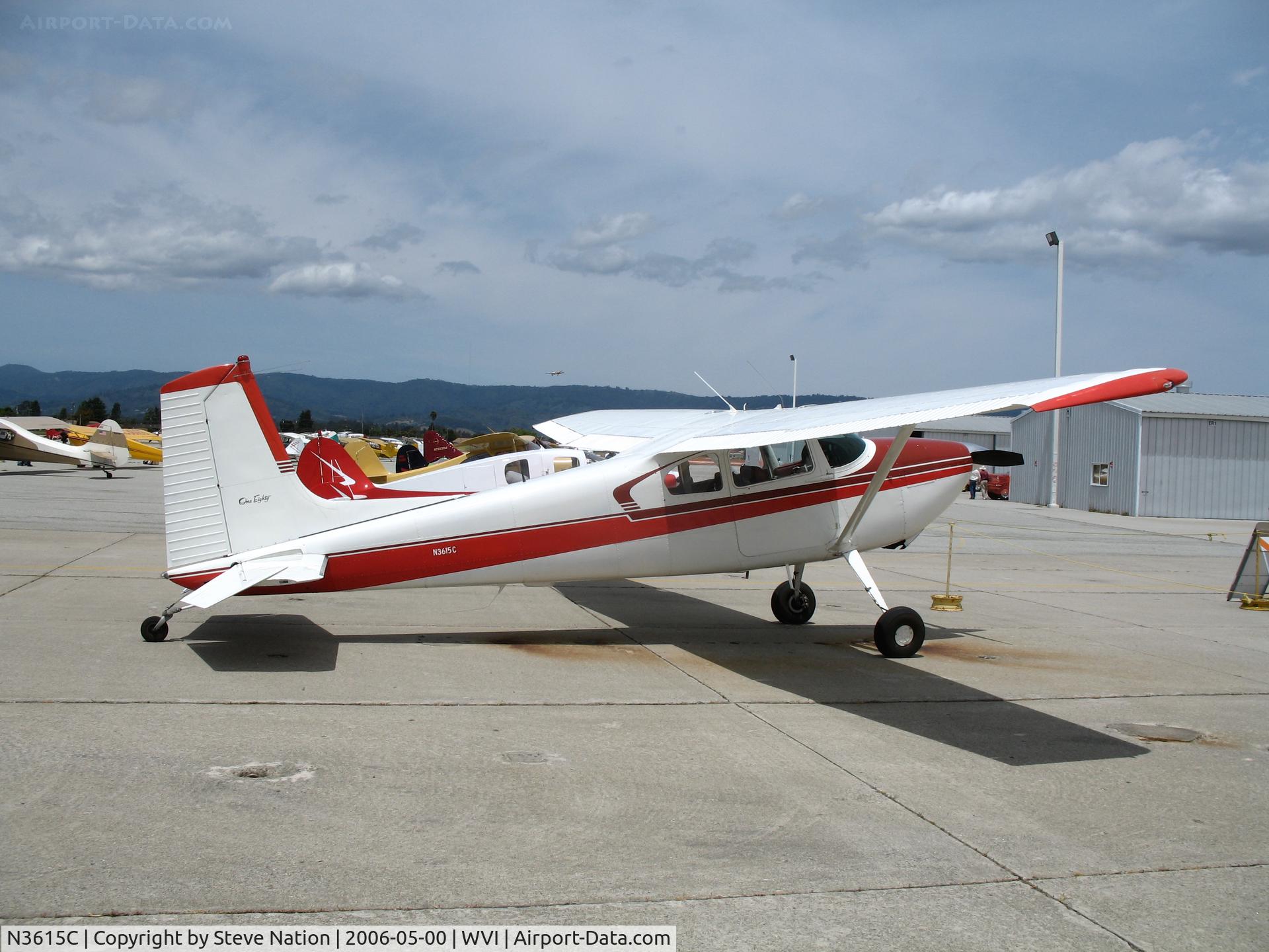 N3615C, 1954 Cessna 180 C/N 31113, 1954 Cessna 180 @ Watsonville Municipal Airport, CA