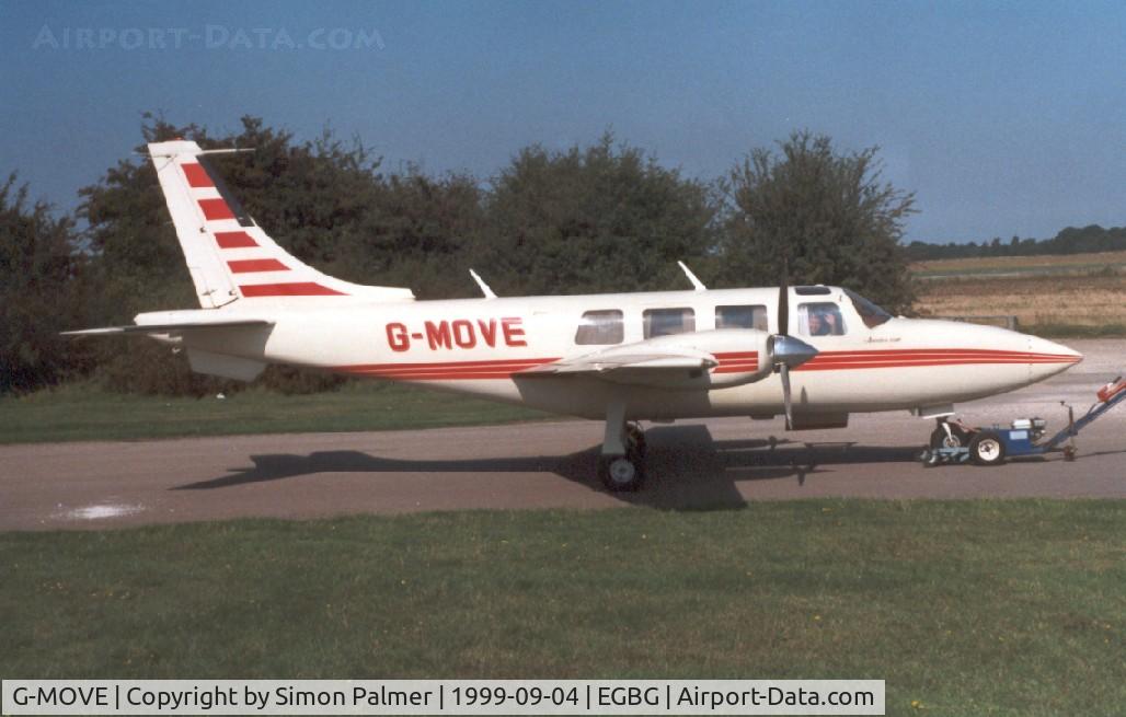 G-MOVE, 1979 Piper PA-60-601P Aerostar C/N 61P05937963263, Piper PA-60 Aerostar at Leicester