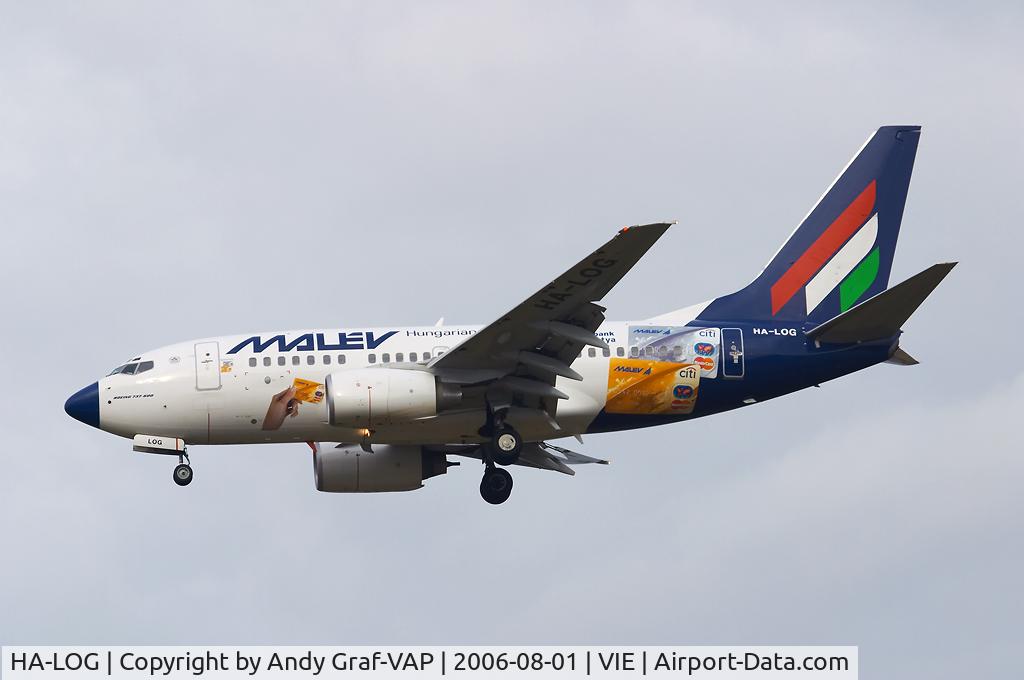 HA-LOG, 2004 Boeing 737-6Q8 C/N 28261, With special stickers of Master Card.