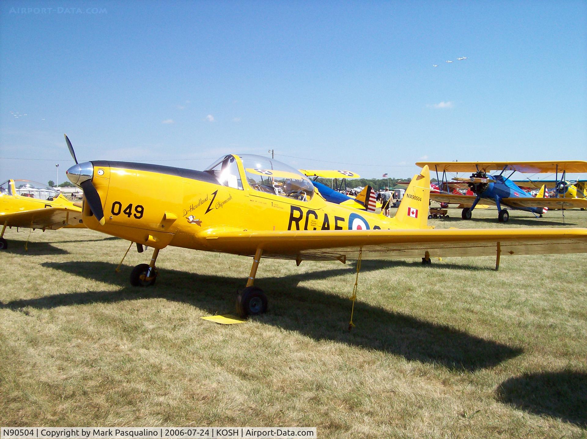 N90504, 1956 De Havilland Canada DHC-1B-2-S5 Chipmunk Mk2 C/N 187-225, DHC-1B-2-55