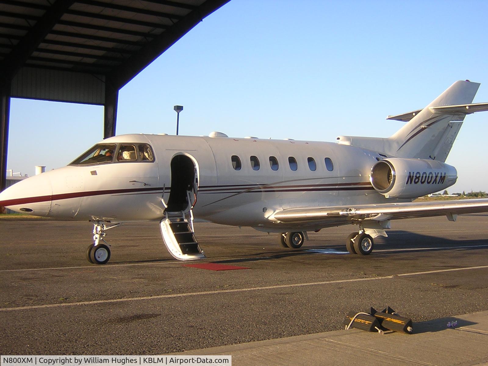 N800XM, 1999 Raytheon Hawker 800XP C/N 258414, just arrived back from Canada
