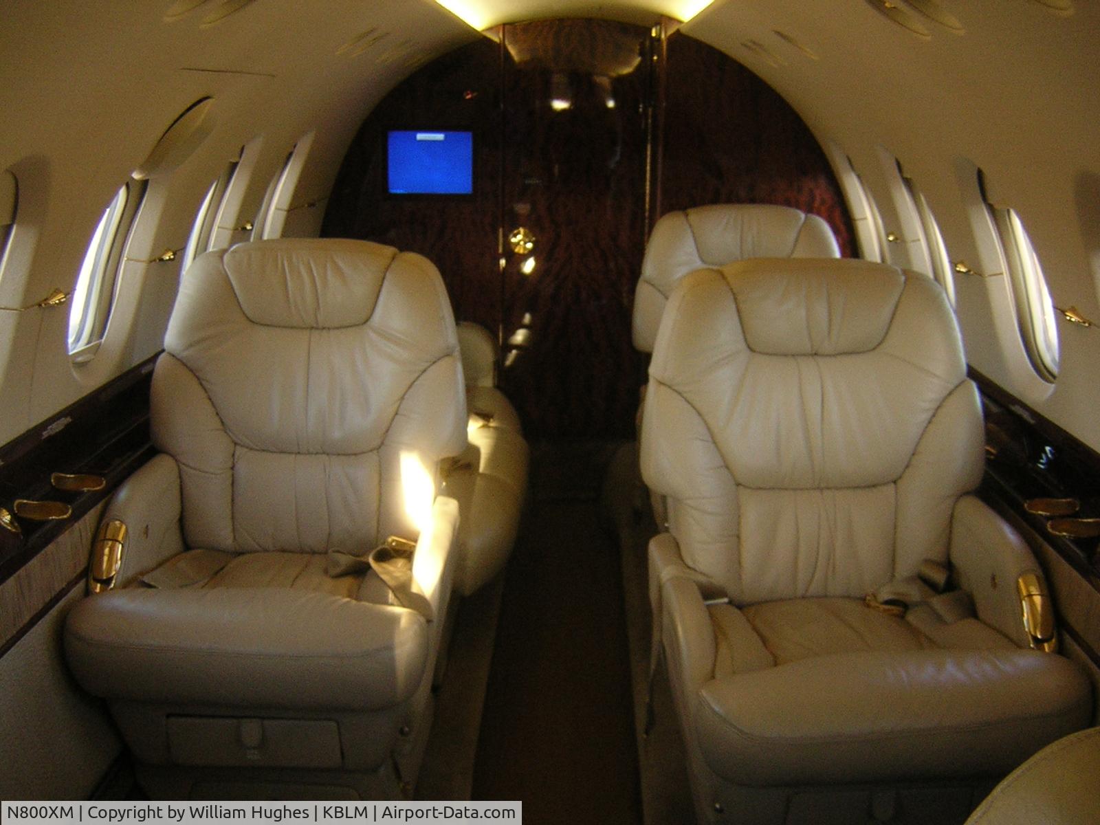 N800XM, 1999 Raytheon Hawker 800XP C/N 258414, during flight over Michigan