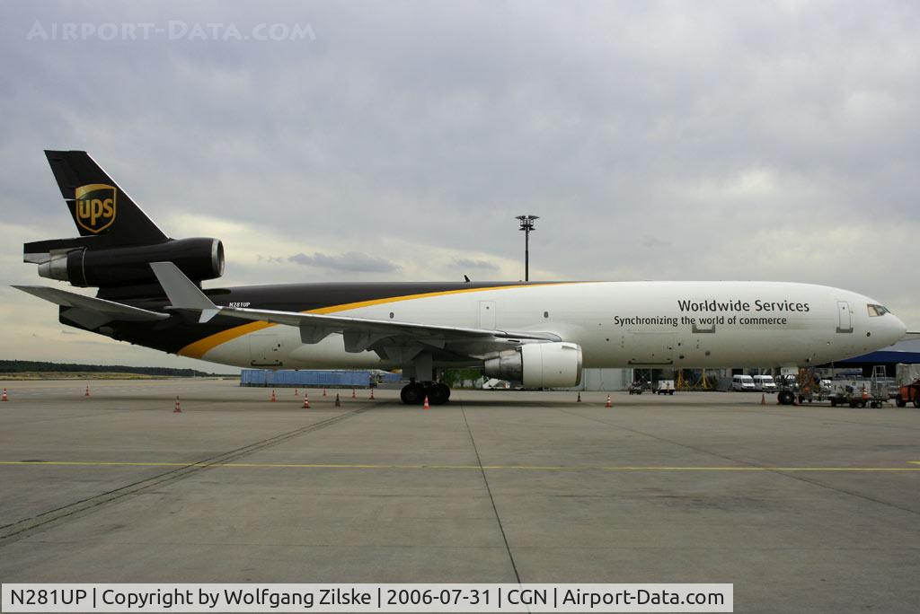 N281UP, 1993 McDonnell Douglas MD-11F C/N 48538, freighter