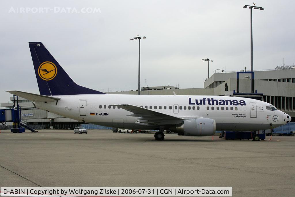 D-ABIN, 1991 Boeing 737-530 C/N 24938, soccer nose