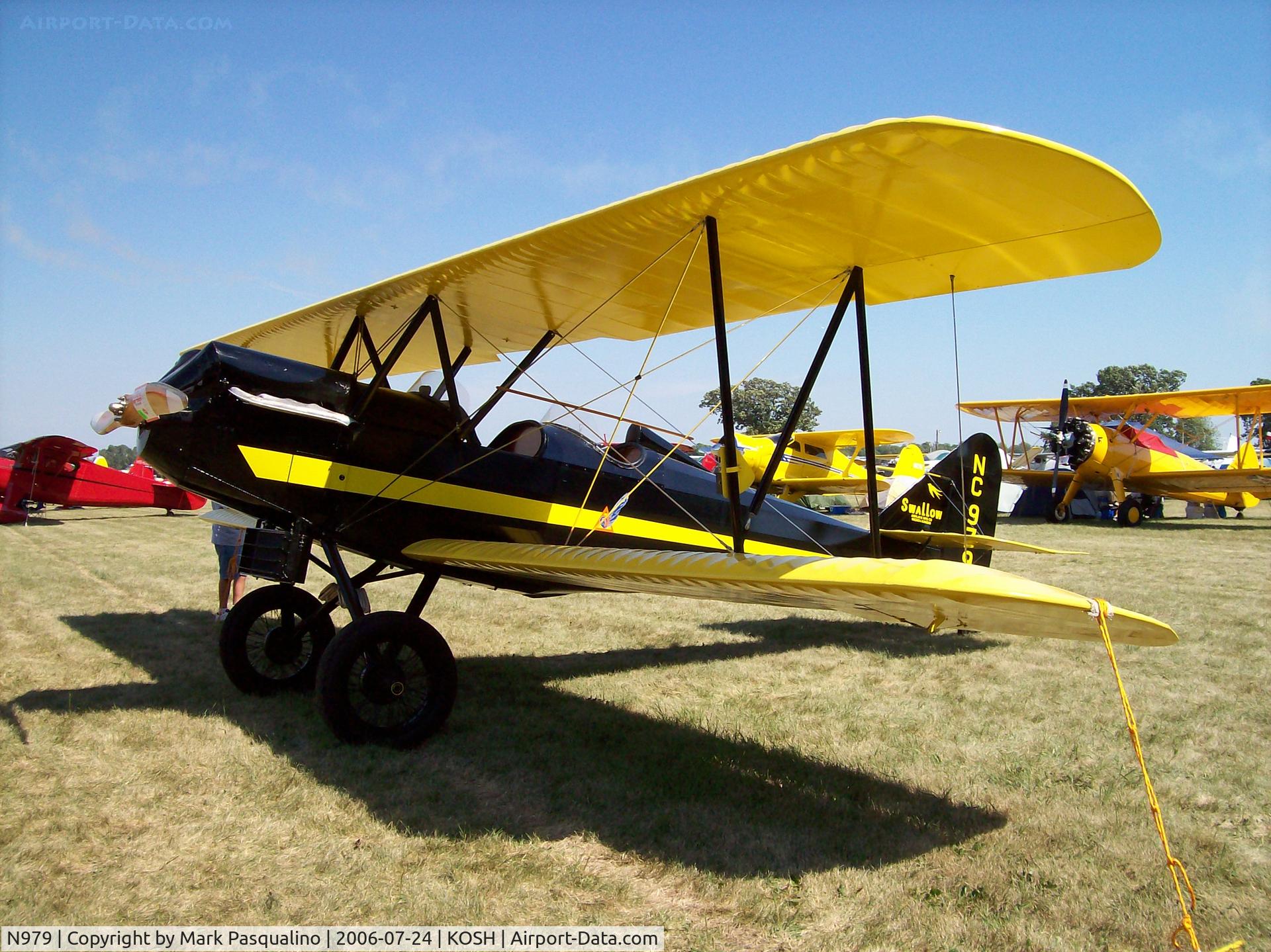 N979, 1927 Swallow Airplane Manufacturing Co J5 Swallow C/N 842, 1927 Swallow