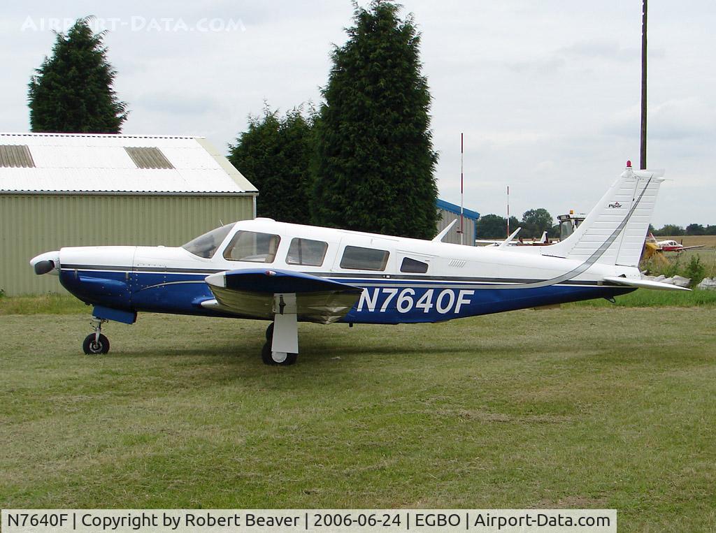 N7640F, 1976 Piper PA-32R-300 Cherokee Lance C/N 32R-7780069, Piper PA32 300 Lance