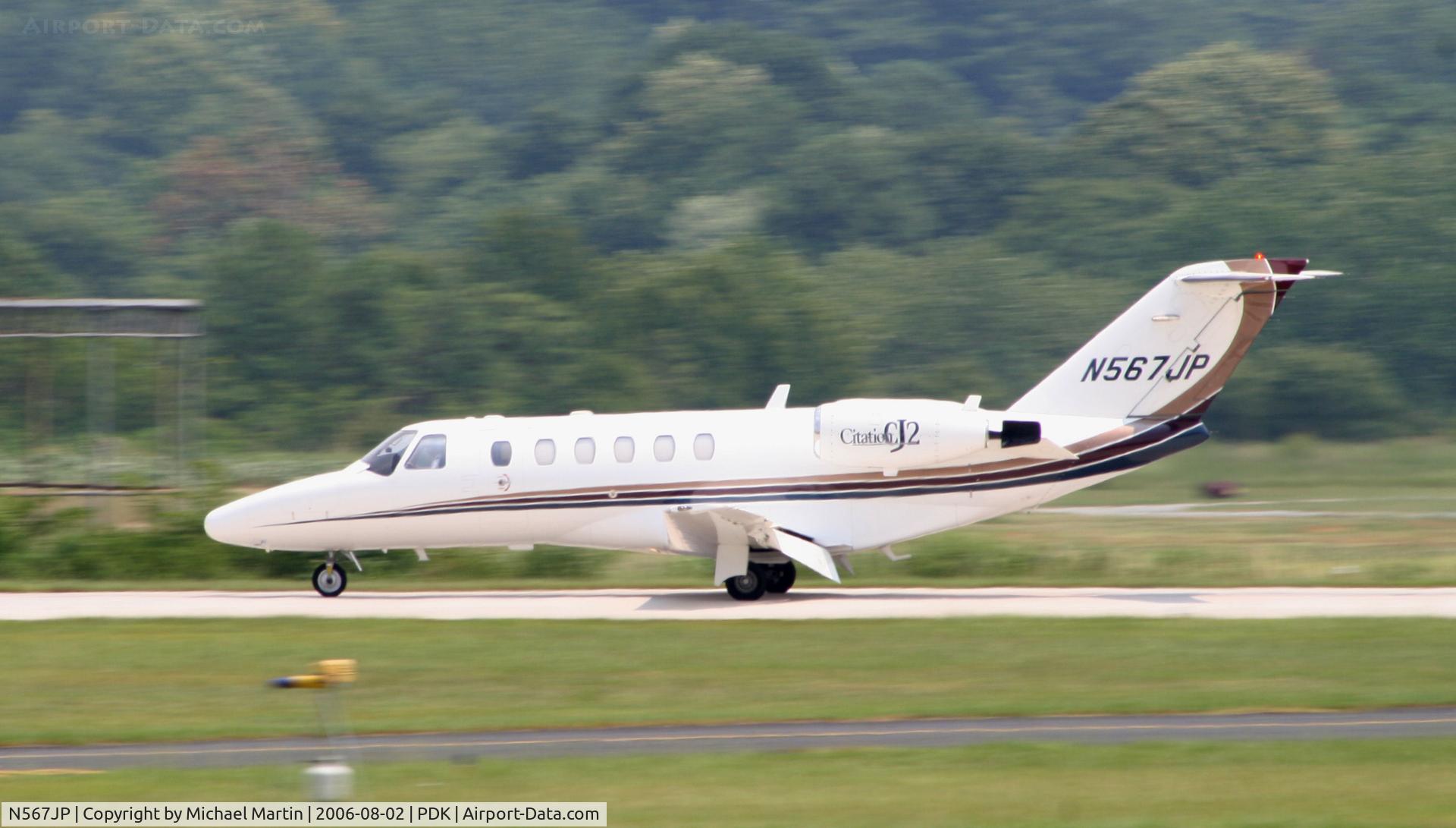 N567JP, 2000 Cessna 525A CitationJet CJ2 C/N 525A0011, Landing Runway 2R