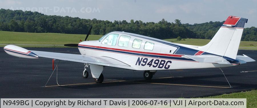 N949BG, 1979 Beech A36 Bonanza 36 C/N E-1494, 1979 Beech A36 in Abington Va.