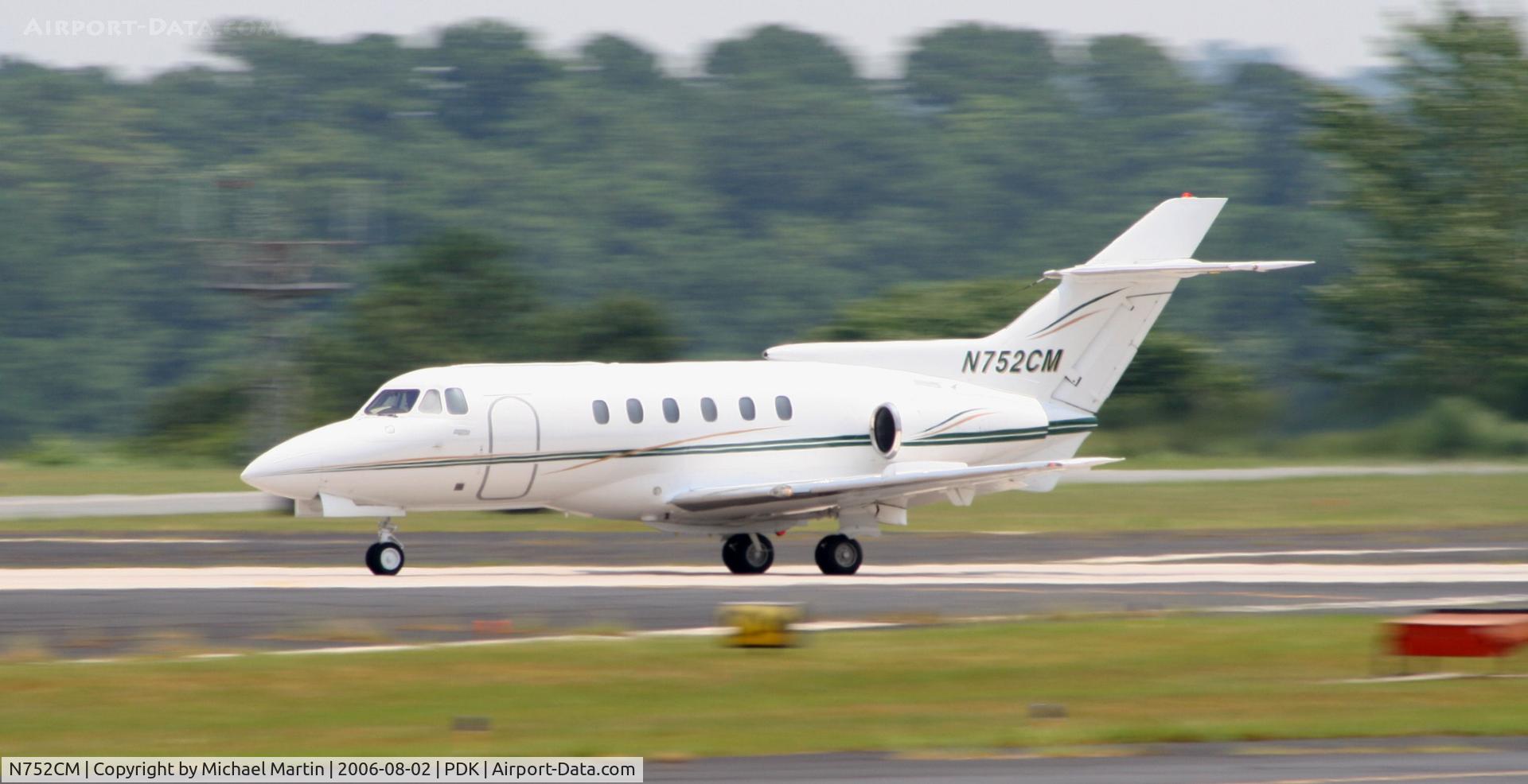 N752CM, 1980 British Aerospace HS.125-700A C/N 257082, Departing Runway 2R