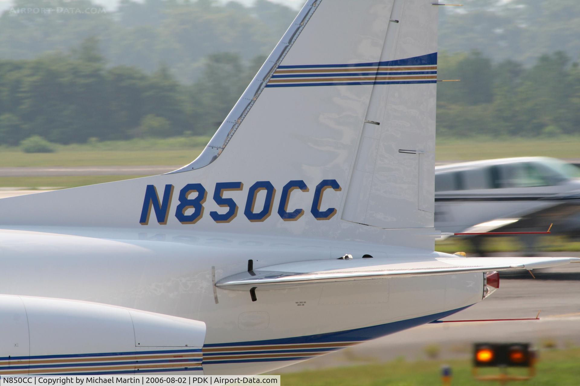 N850CC, 1980 Rockwell International NA-265-65 Sabreliner 65 C/N 465-38, Tail Numbers