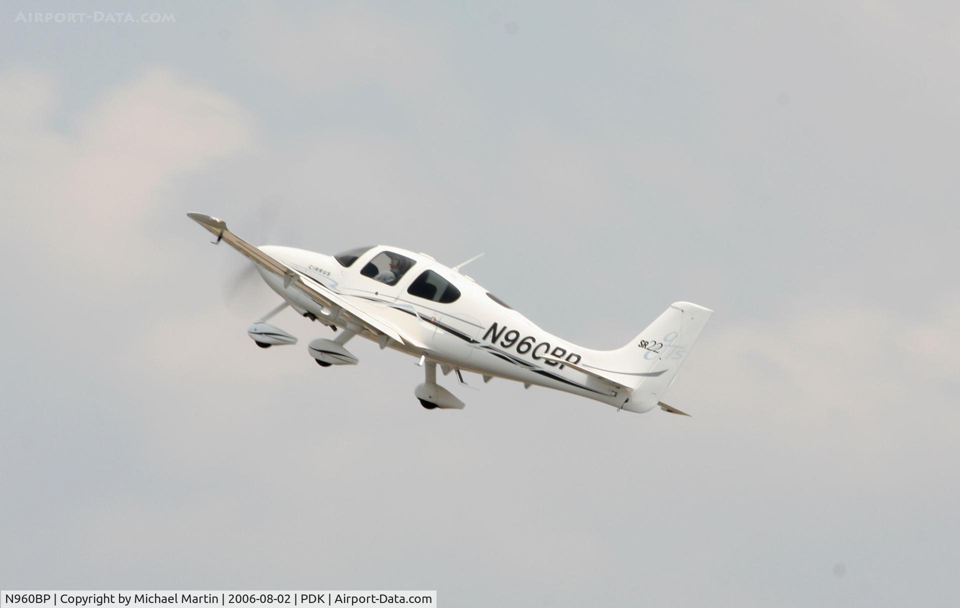 N960BP, 2004 Cirrus SR22 GTS C/N 1110, We're going vertical!