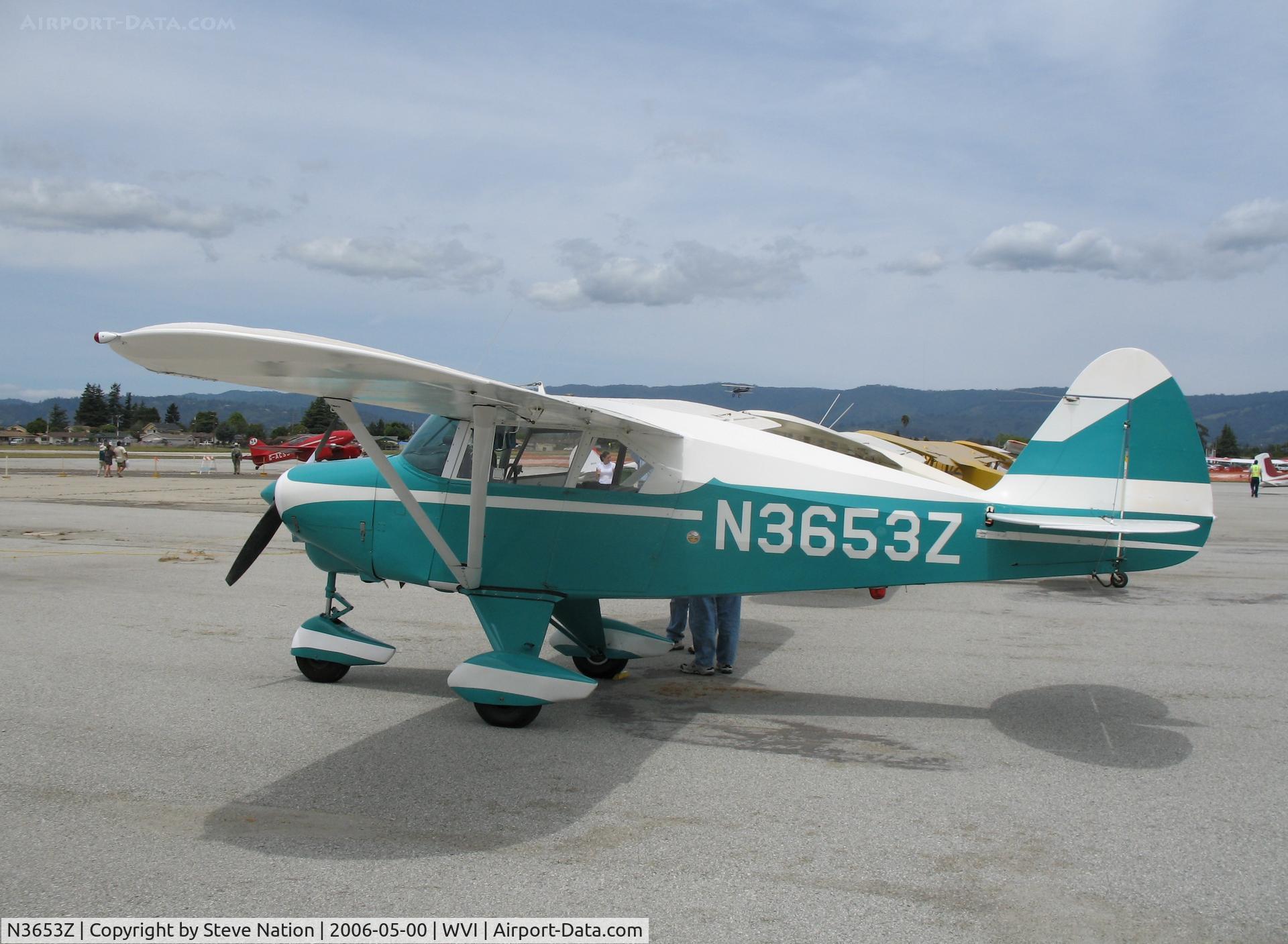 N3653Z, 1960 Piper PA-22-150 C/N 22-7550, 1960 Piper PA-22-150 @ Watsonville Municipal Airport, CA