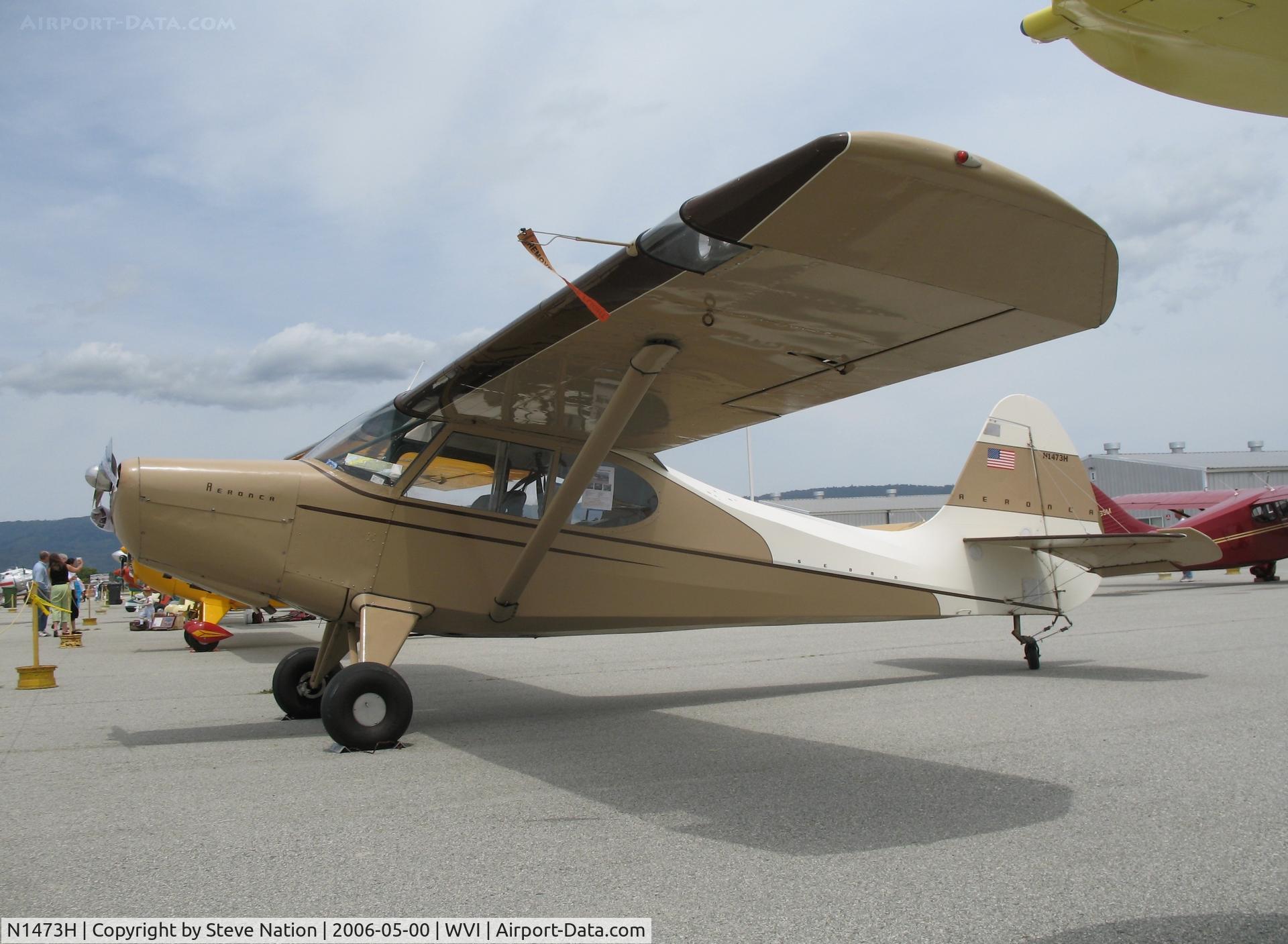 N1473H, 1951 Aeronca 15AC Sedan C/N 15AC-543, 1951 Aeronca 15AC @ Watsonville Municipal Airport, CA