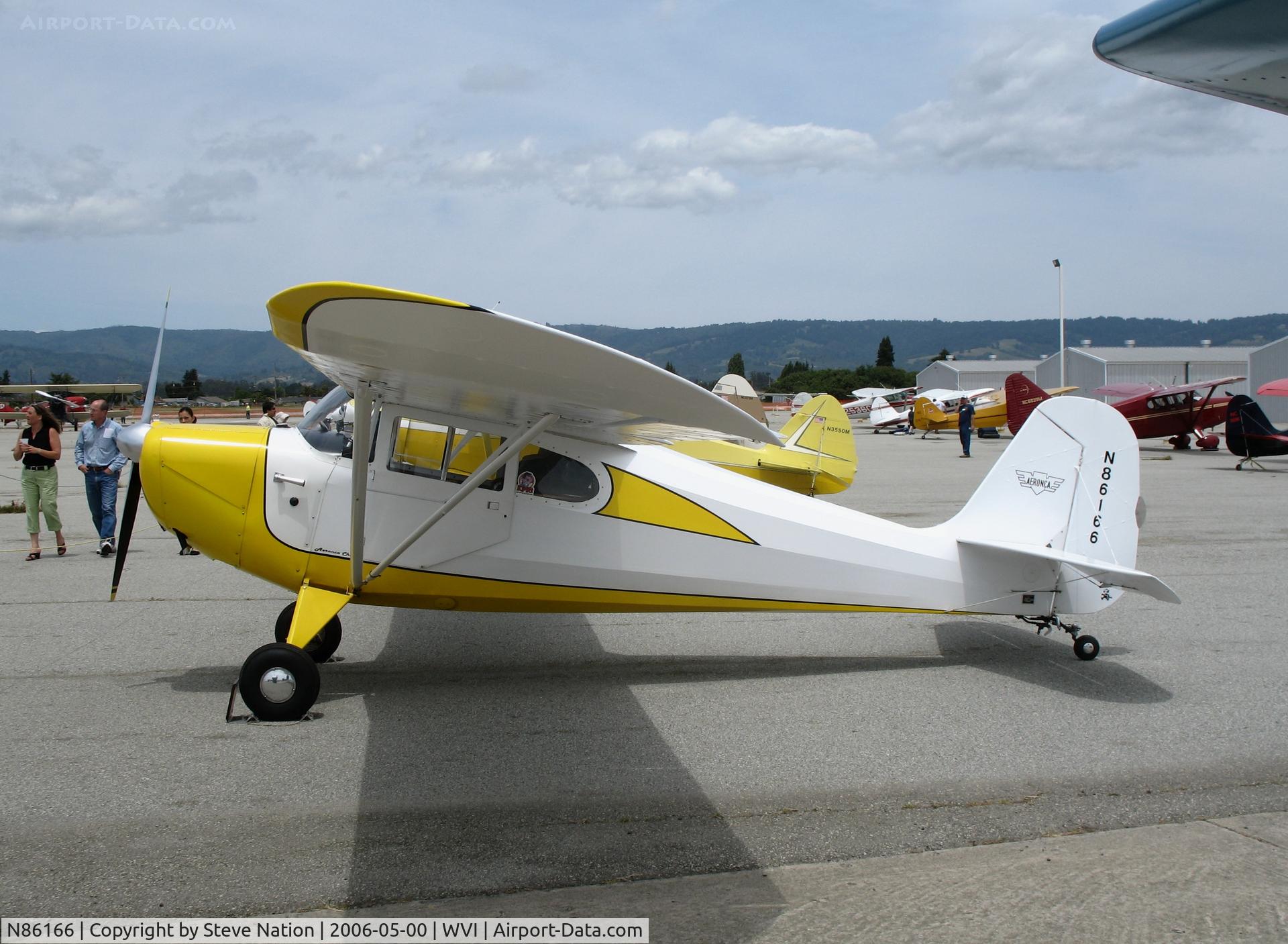 N86166, 1946 Aeronca 11AC Chief C/N 11AC-595, 1946 Aeronca 11AC @ Watsonville Municipal Airport, CA