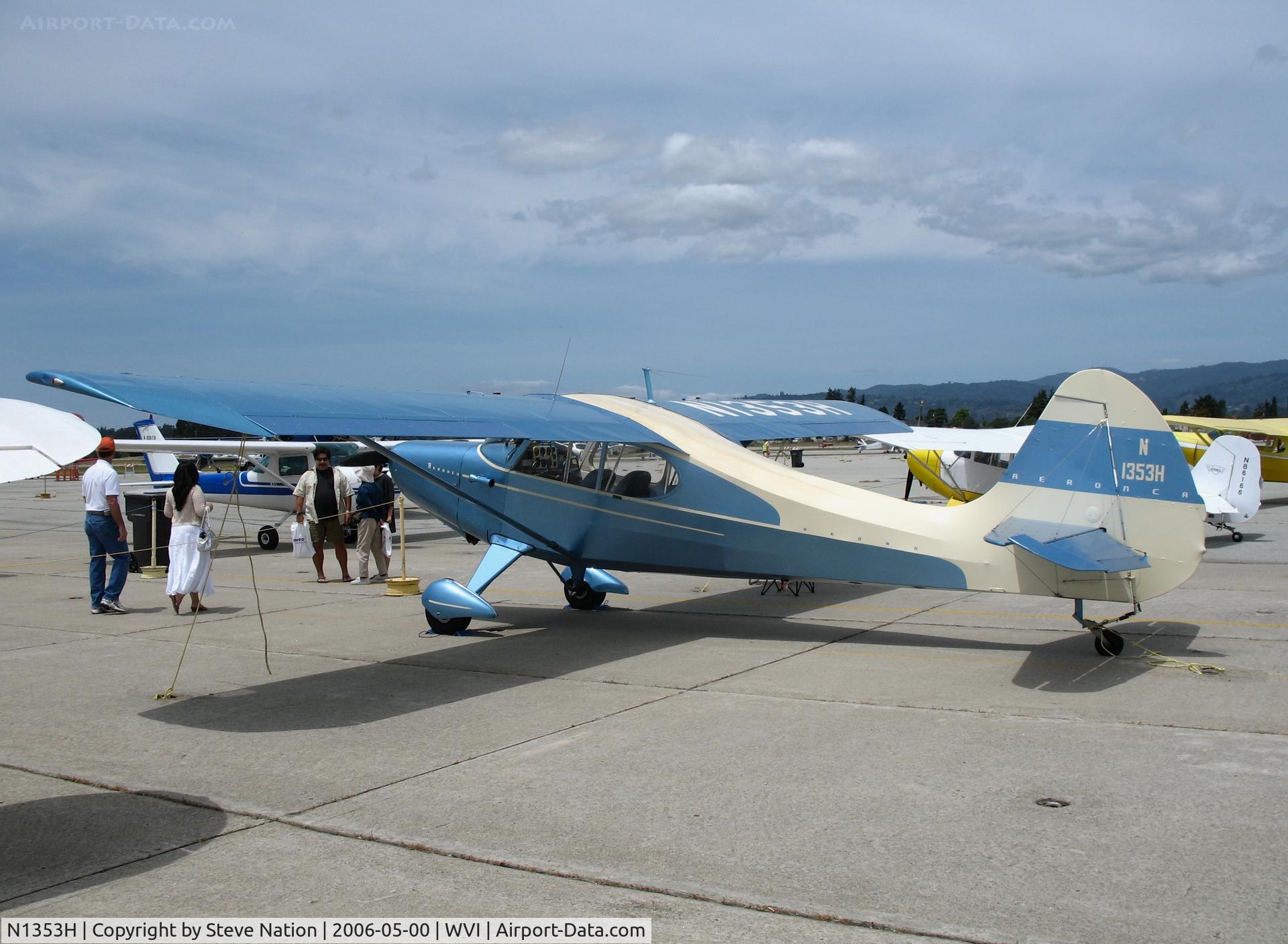 N1353H, 1949 Aeronca 15AC Sedan C/N 15AC-397, 1949 Aeronca 15AC @ Watsonville Municipal Airport, CA