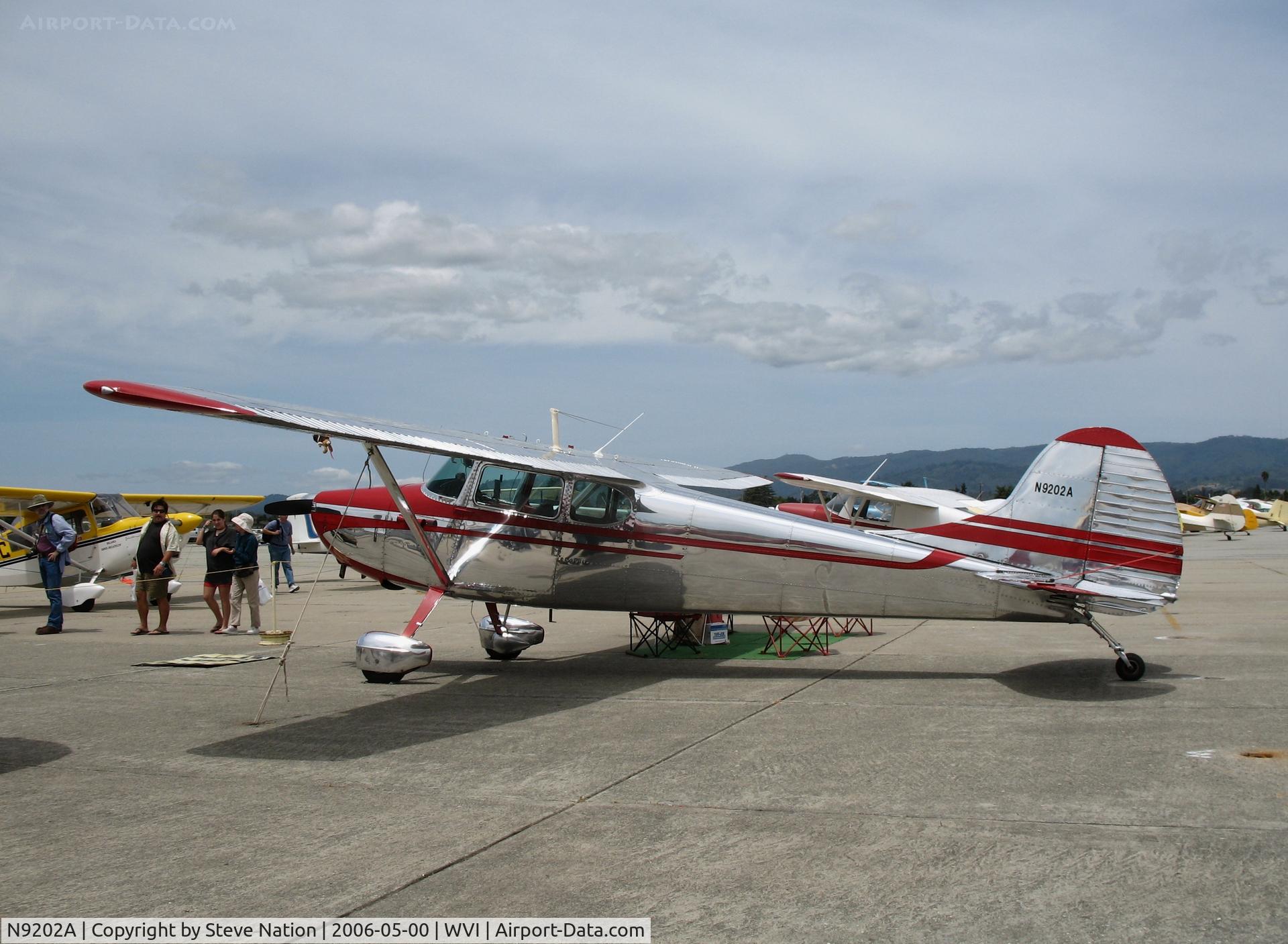 N9202A, 1949 Cessna 170A C/N 18963, 1949 Cessna 170A @ Watsonville Municipal Airport, CA