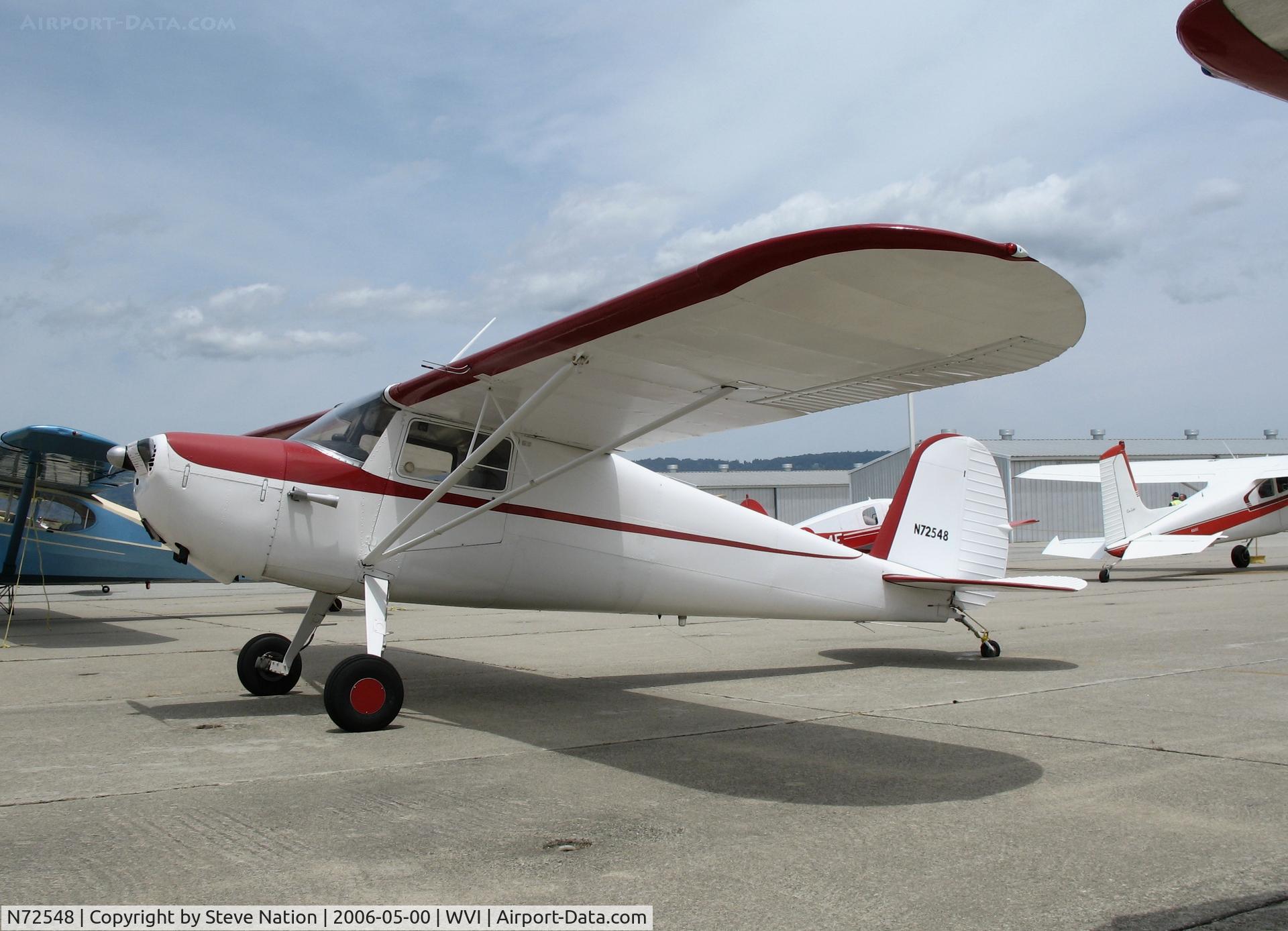 N72548, 1946 Cessna 120 C/N 9718, 1946 Cessna 120 @ Watsonville Municipal Airport, CA