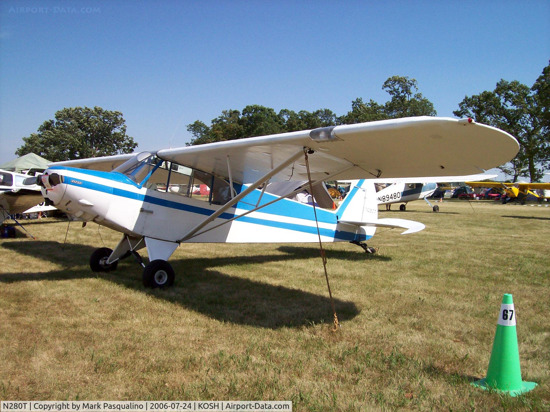 N280T, 1953 Piper PA-18 C/N 18-2394, Piper PA-18