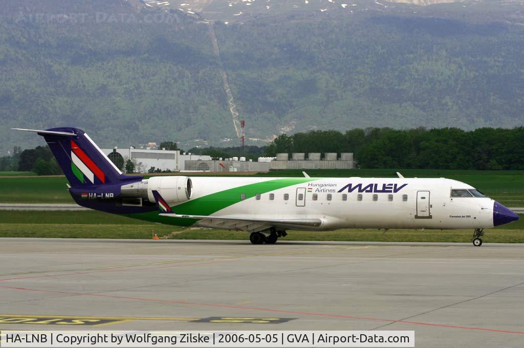 HA-LNB, 2002 Canadair CRJ-200LR (CL-600-2B19) C/N 7683, visitor