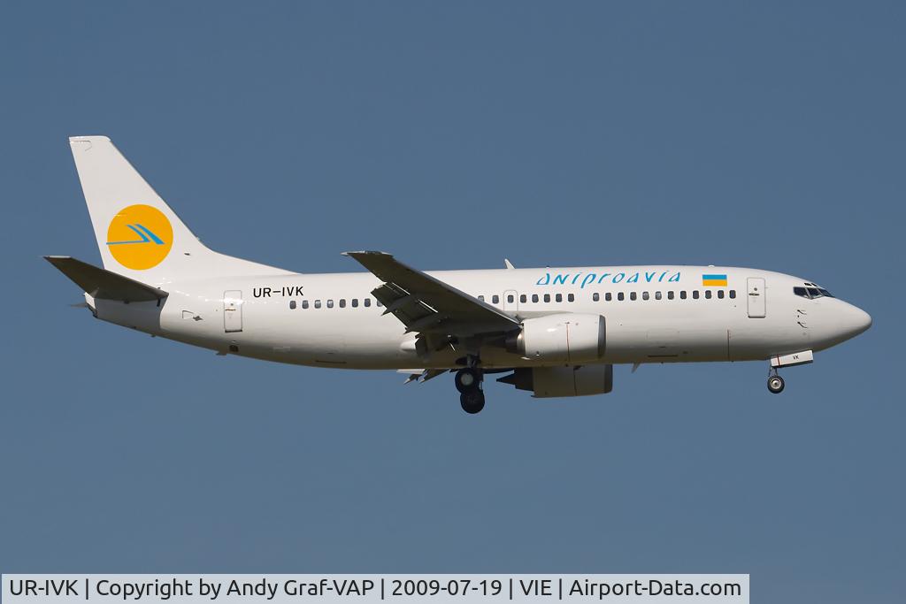 UR-IVK, 1990 Boeing 737-3L9 C/N 24571, Brand new addition to the Dnipravia fleet