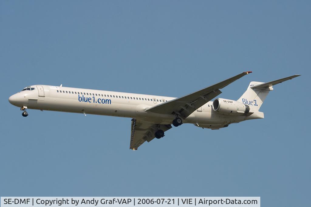 SE-DMF, 1996 McDonnell Douglas MD-90-30 C/N 53457, On final RWY34.