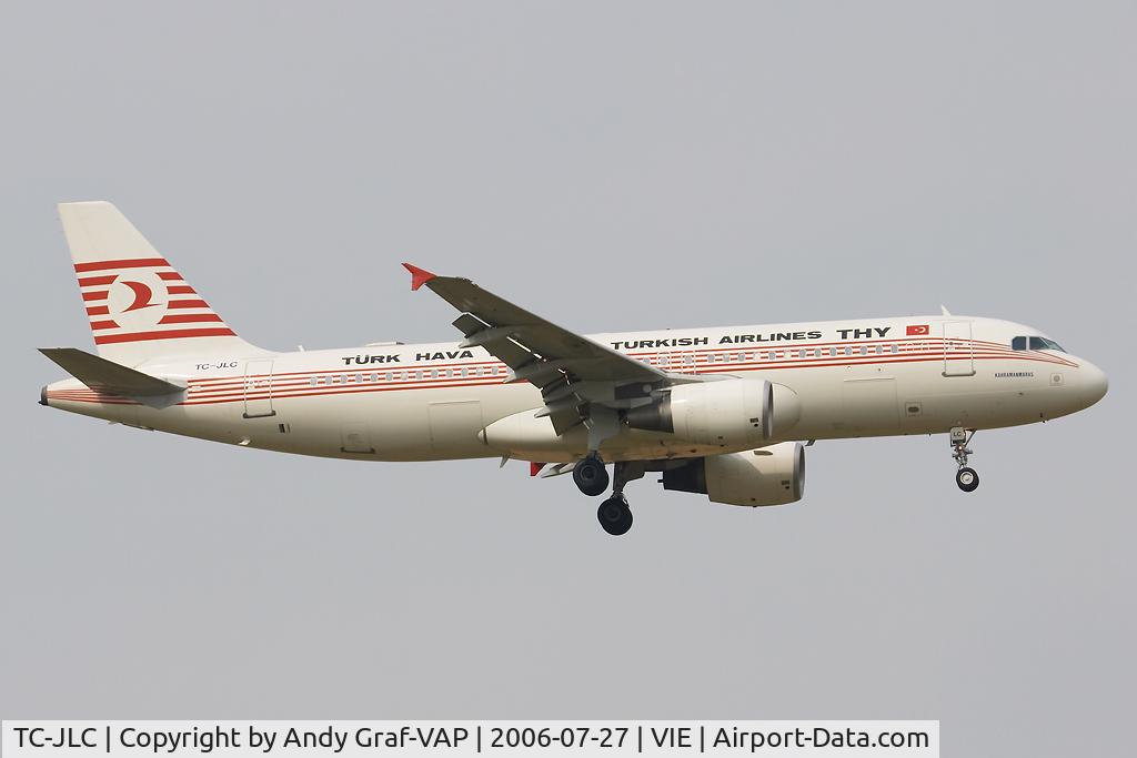 TC-JLC, 1995 Airbus A320-214 C/N 566, The one and only A320 in that Retro scheme.