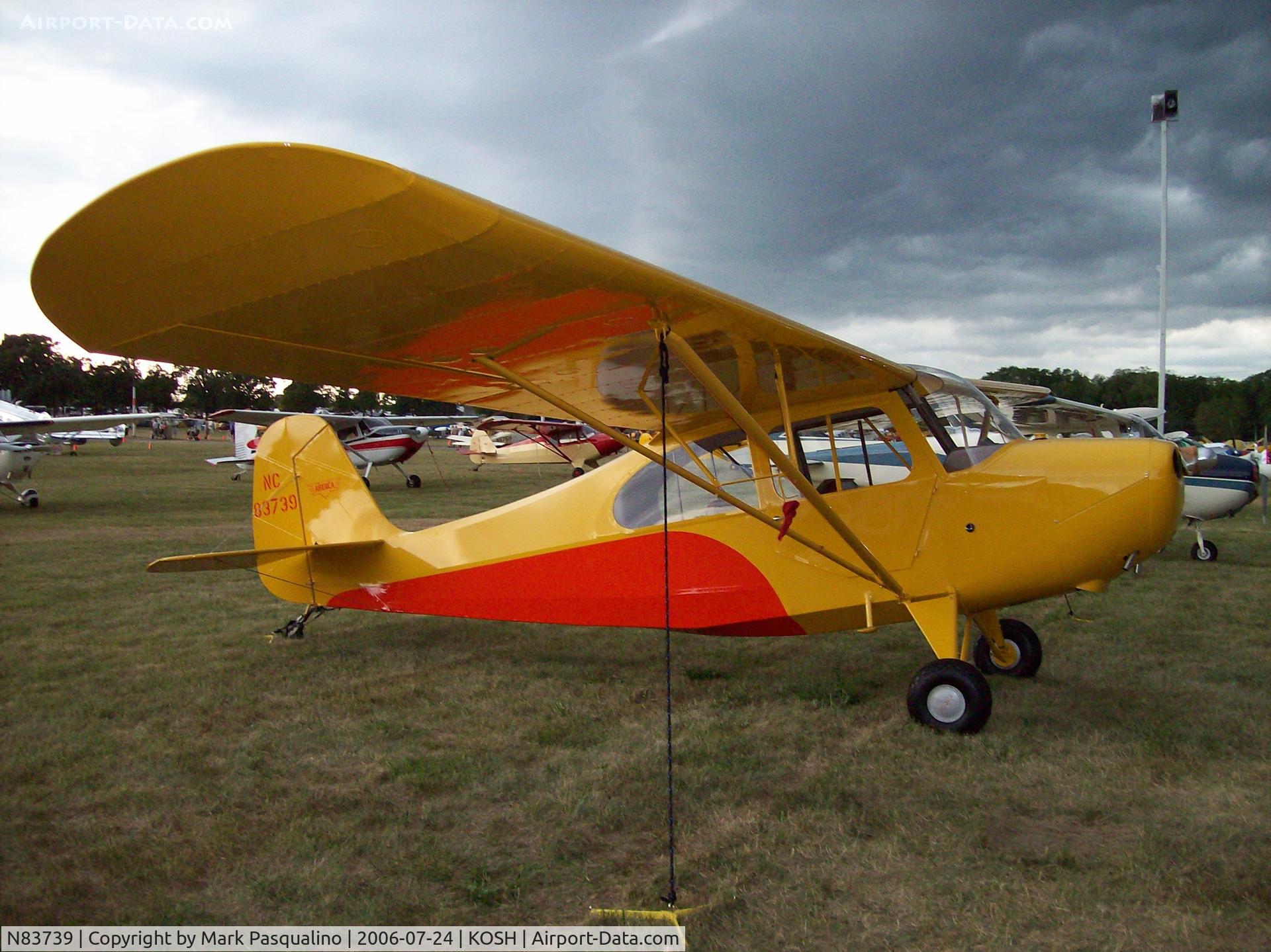 N83739, 1946 Aeronca 7AC Champion C/N 7AC-2417, Aeronca 7AC