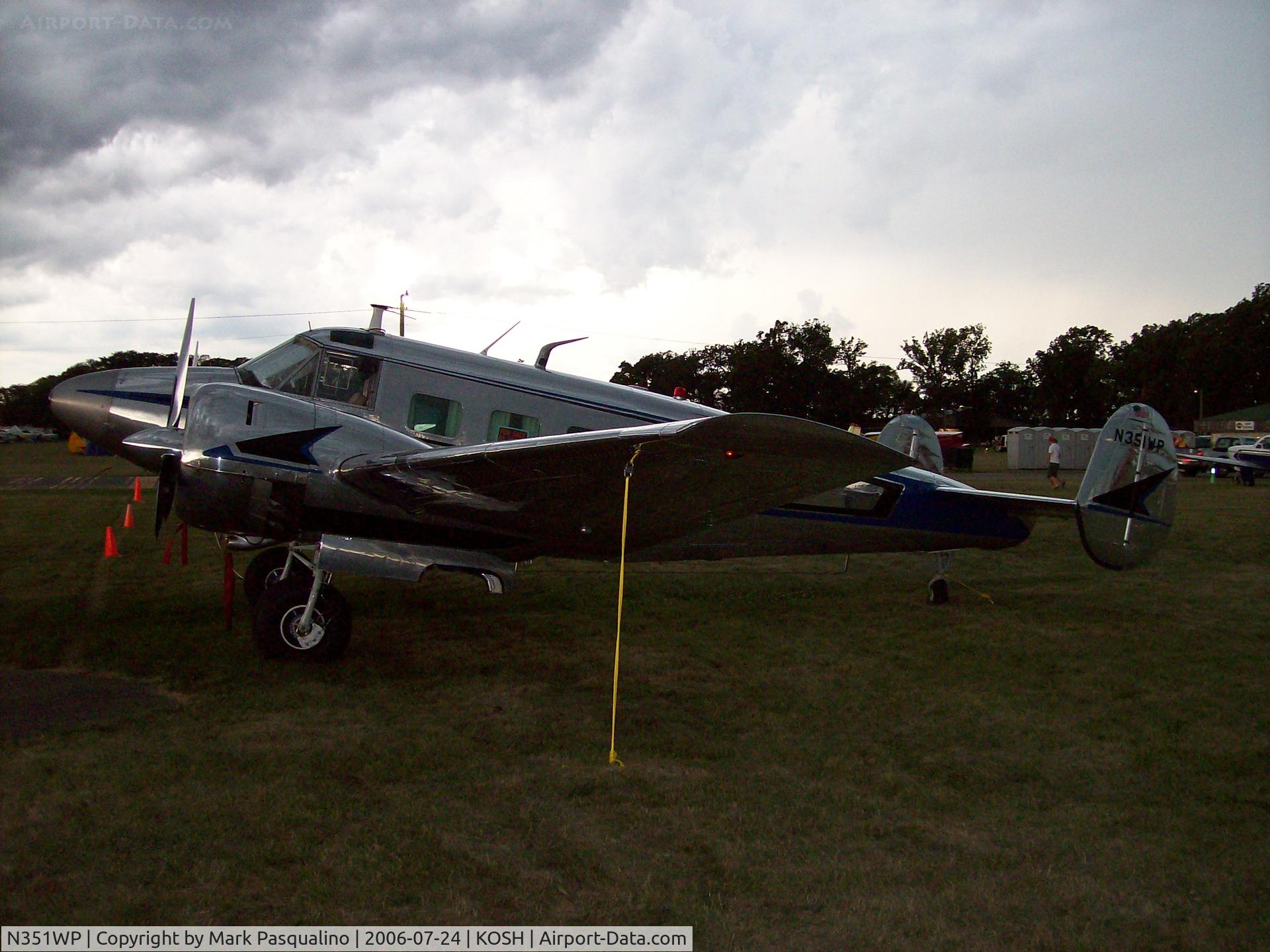 N351WP, 1960 Beech G18S C/N BA-538, Beech G18S