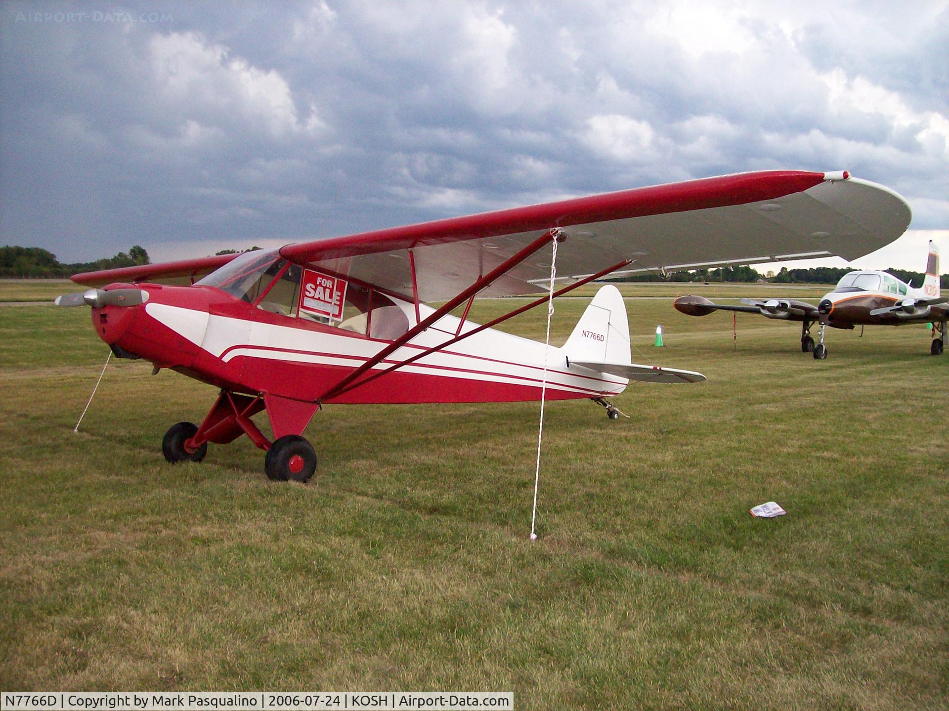 N7766D, 1957 Piper PA-18 C/N 18-5945, Piper PA-18