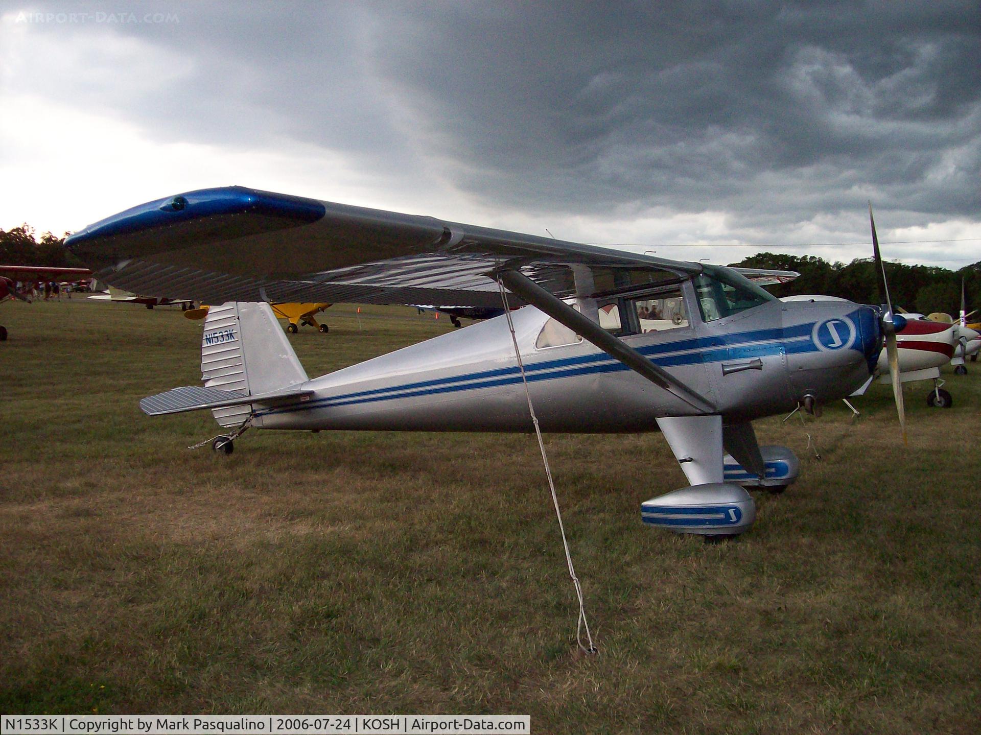 N1533K, 1946 Luscombe 8E Silvaire C/N 4260, Luscombe 8E
