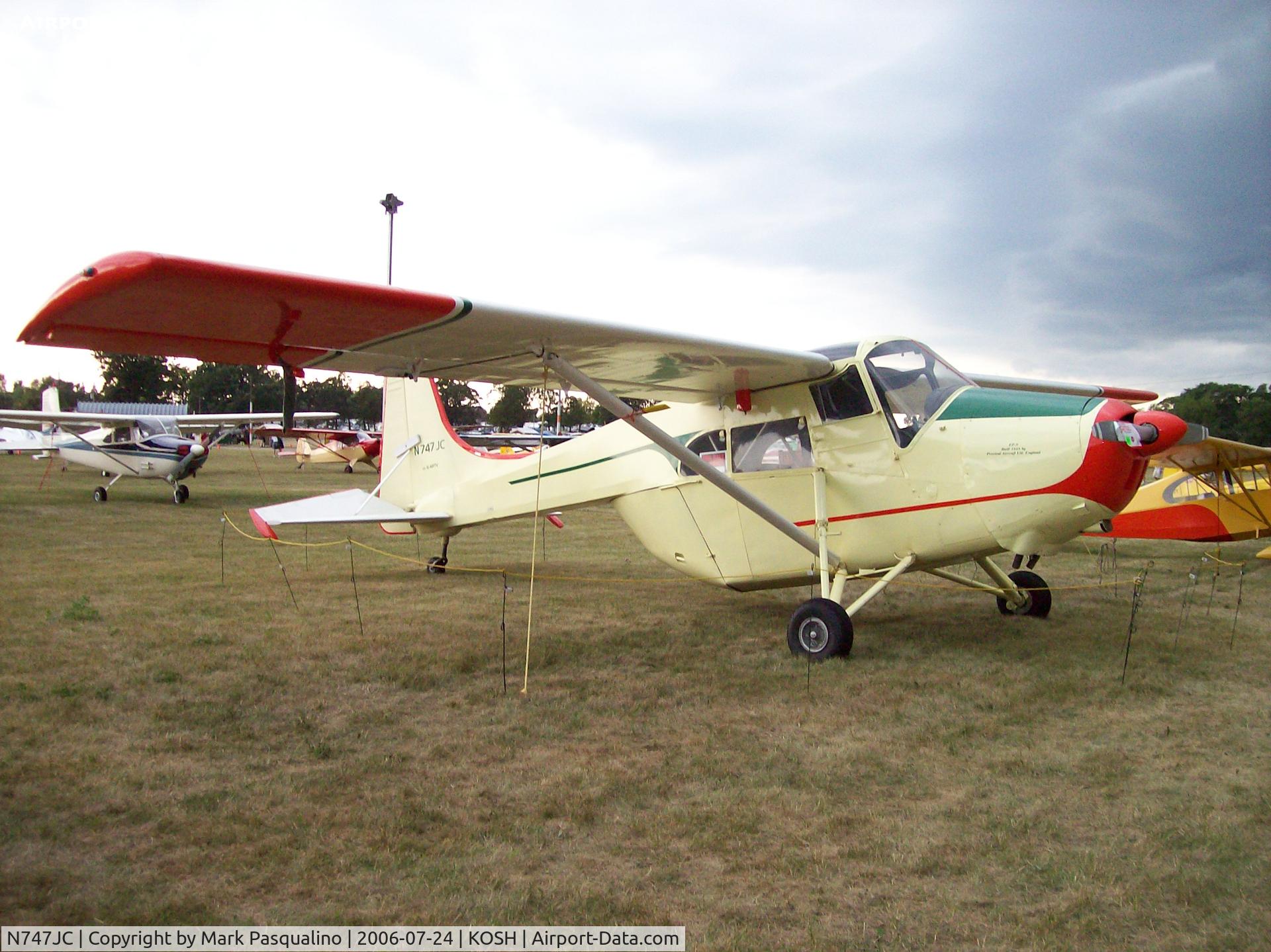 N747JC, Edgar Percival EP-9 Prospector C/N 39, Percival EP9
