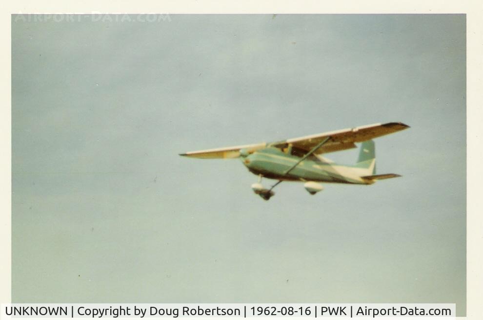 UNKNOWN, Miscellaneous Various C/N unknown, 1959 Cessna 172, Continental O-300A 145 Hp on final for landing at PWK, called Palwaukee Airport at the time.