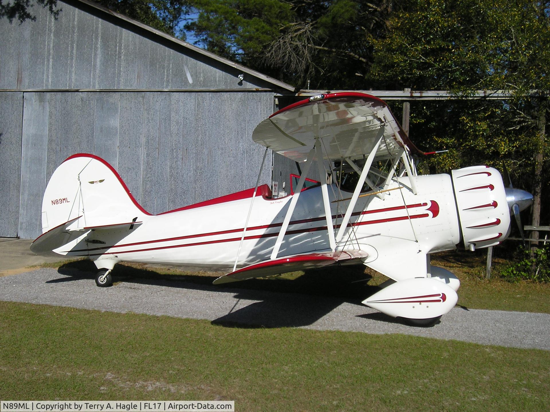 N89ML, 2000 Waco YMF-F5C C/N F5C089, At home in a rustic setting