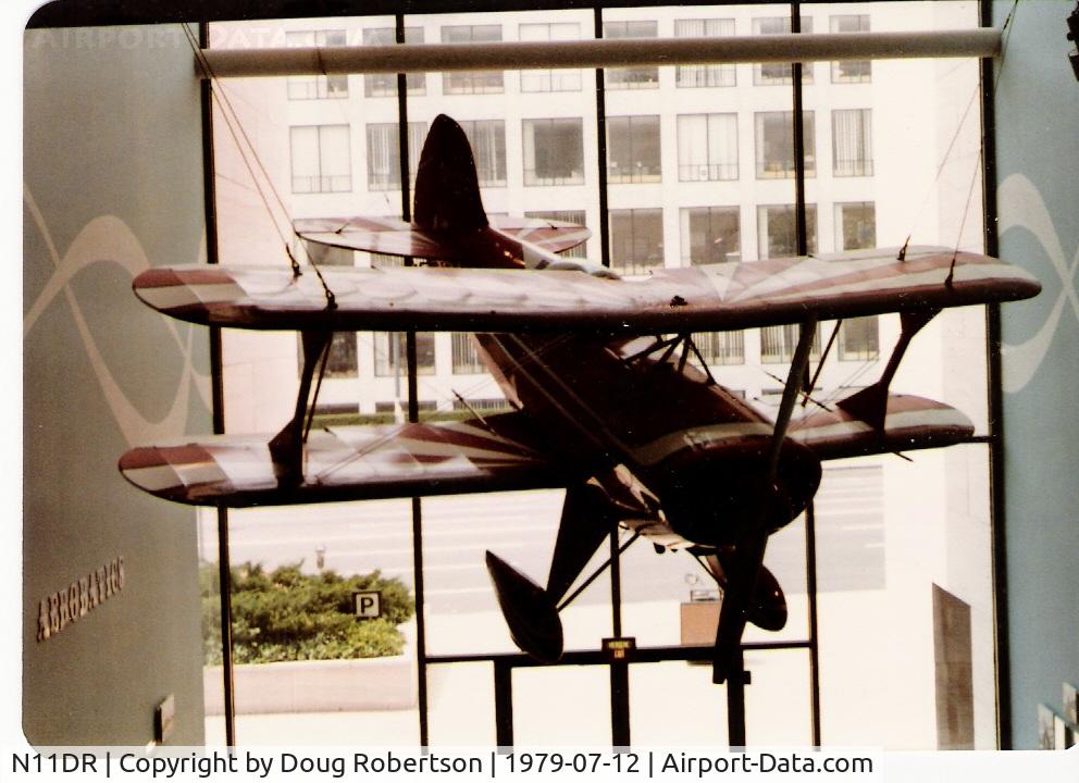 N11DR, 1969 Pitts S-1 Special C/N JDR2, 1969 Ransome PITTS S-1S SPECIAL, Lycoming IO-360 180 Hp, at National Air and Space Museum
