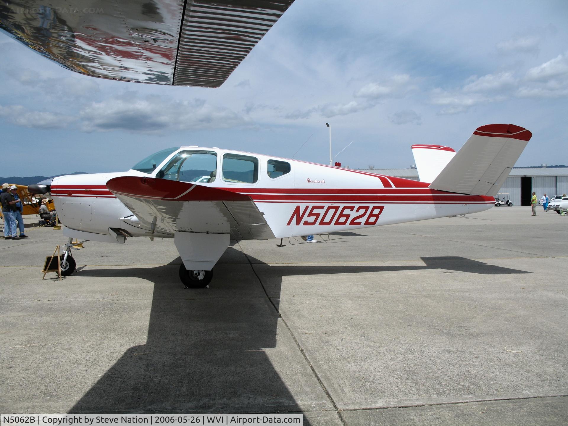 N5062B, 1955 Beech F35 Bonanza C/N D-4351, 1955 Beech F-35 @ fly-in Watsonville, CA