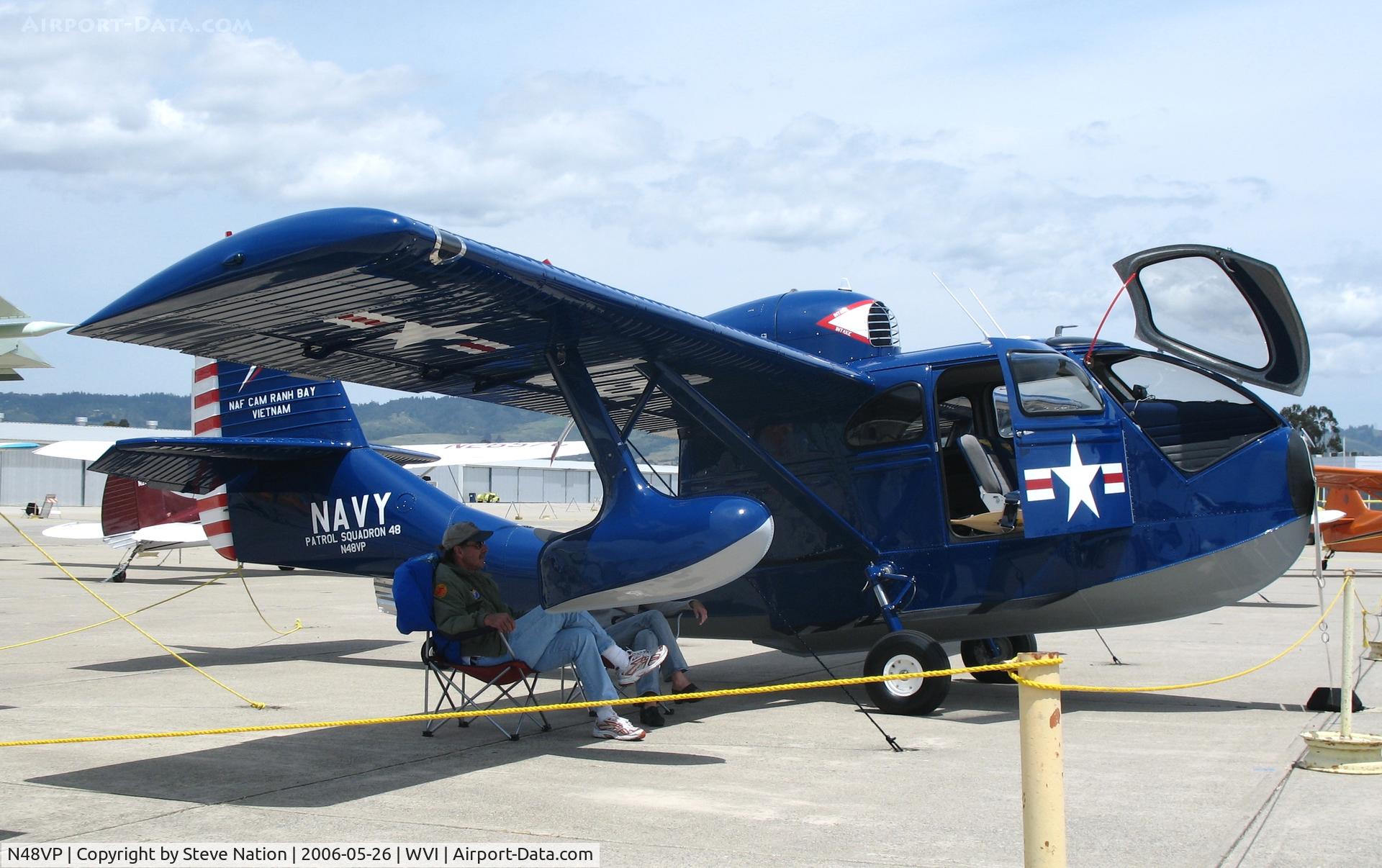 N48VP, 2005 Republic RC-3 Seabee C/N 001, 2005 Lantz Lake Tahoe Special @ fly-in Watsonville, CA