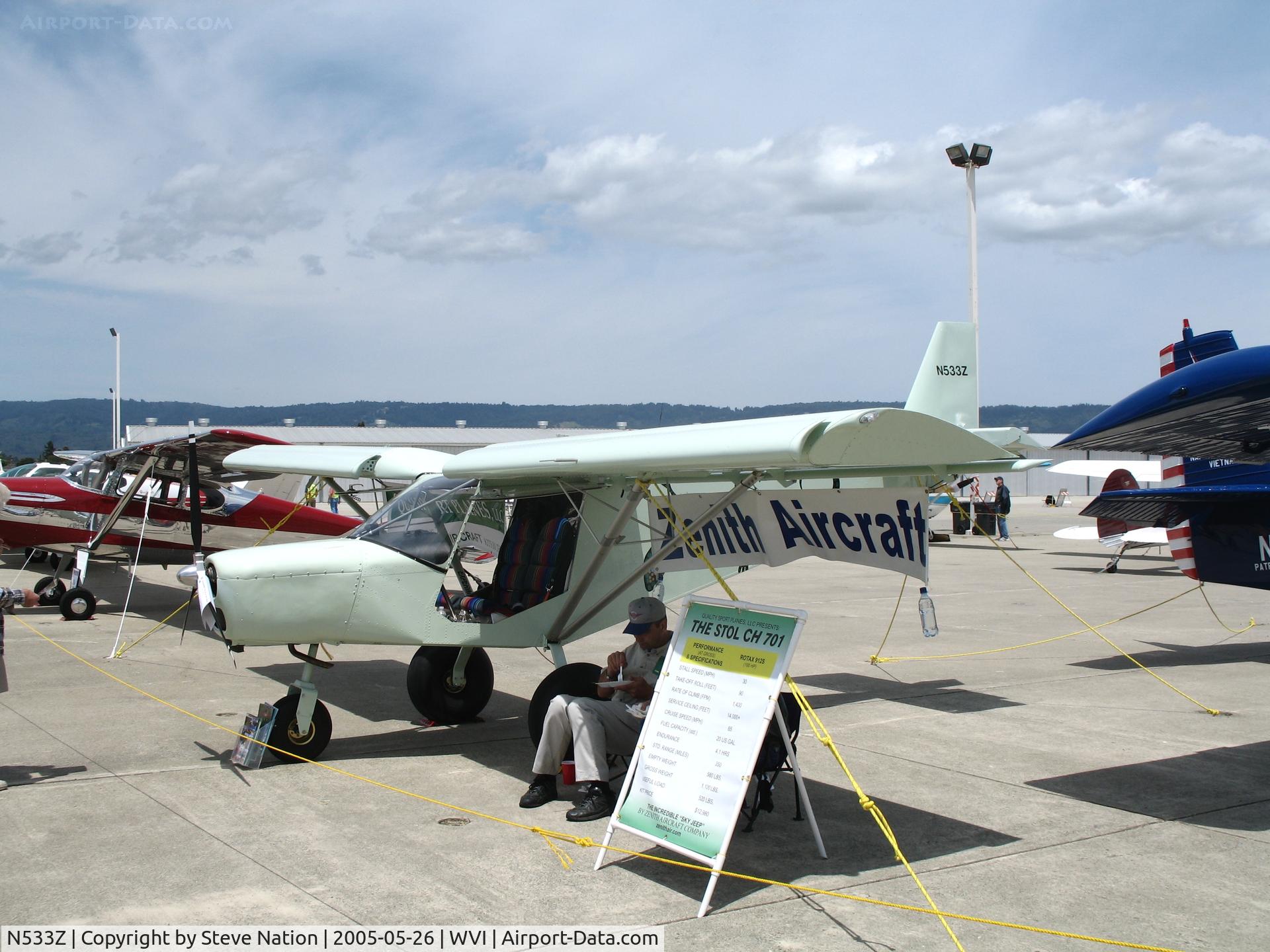 N533Z, 2003 Zenith STOL CH-701 C/N 7-4326, 2003 Kube Zenith STOL CH-701 @ fly-in Watsonville, CA