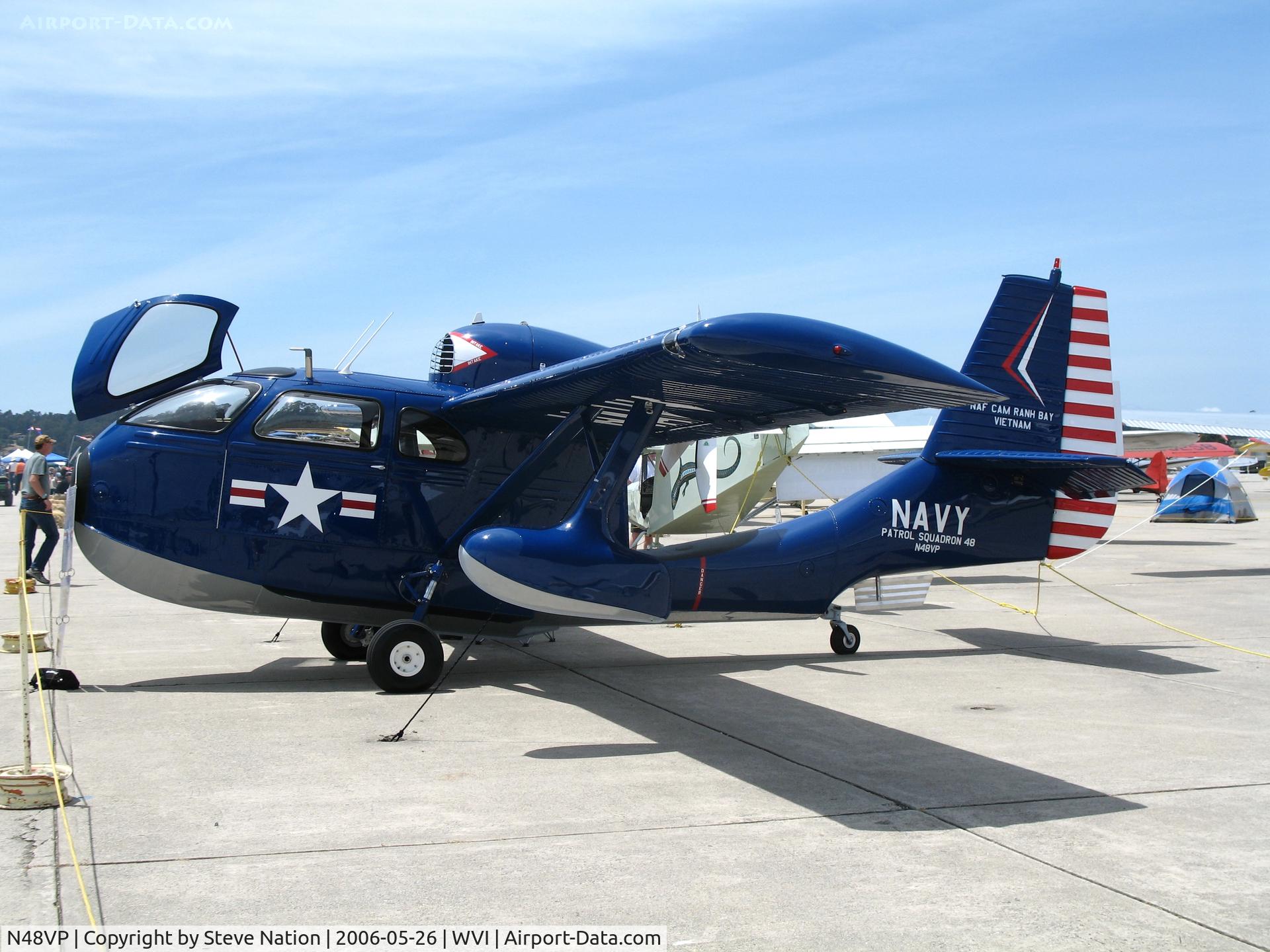 N48VP, 2005 Republic RC-3 Seabee C/N 001, 2005 Lantz Lake Tahoe Special @ fly-in Watsonville, CA